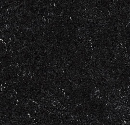 Forbo Marmoleum Black Marmoleum on Waterproof HDF Core with Cork Backing Flooring — Cinch LOC SEAL (Square) — plank close-up
