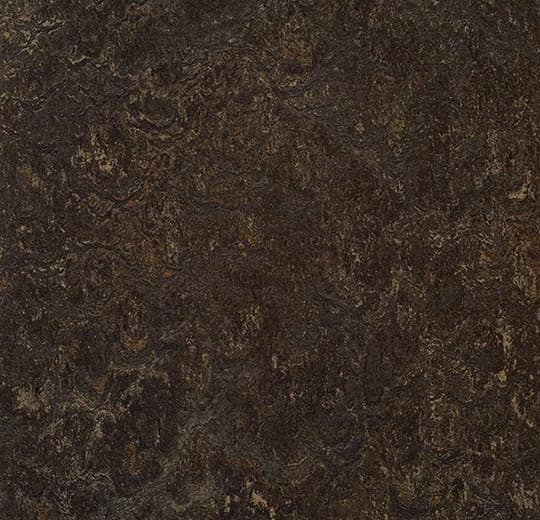 Forbo Marmoleum Dark Bistre Marmoleum on Waterproof HDF Core with Cork Backing Flooring — Cinch LOC SEAL (Square) Collection