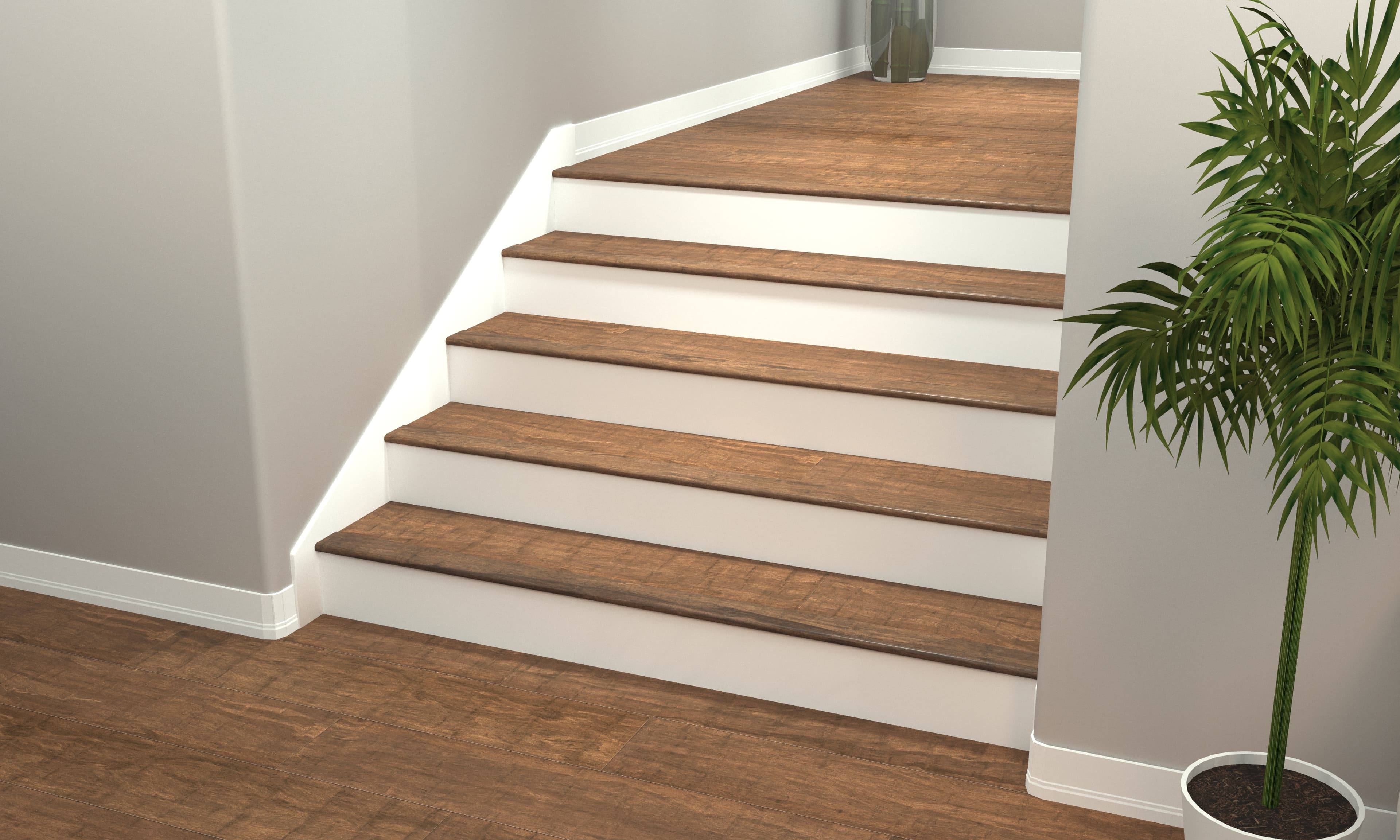Light Java Click Overlap Stair Nosing 7/16" - Image 2
