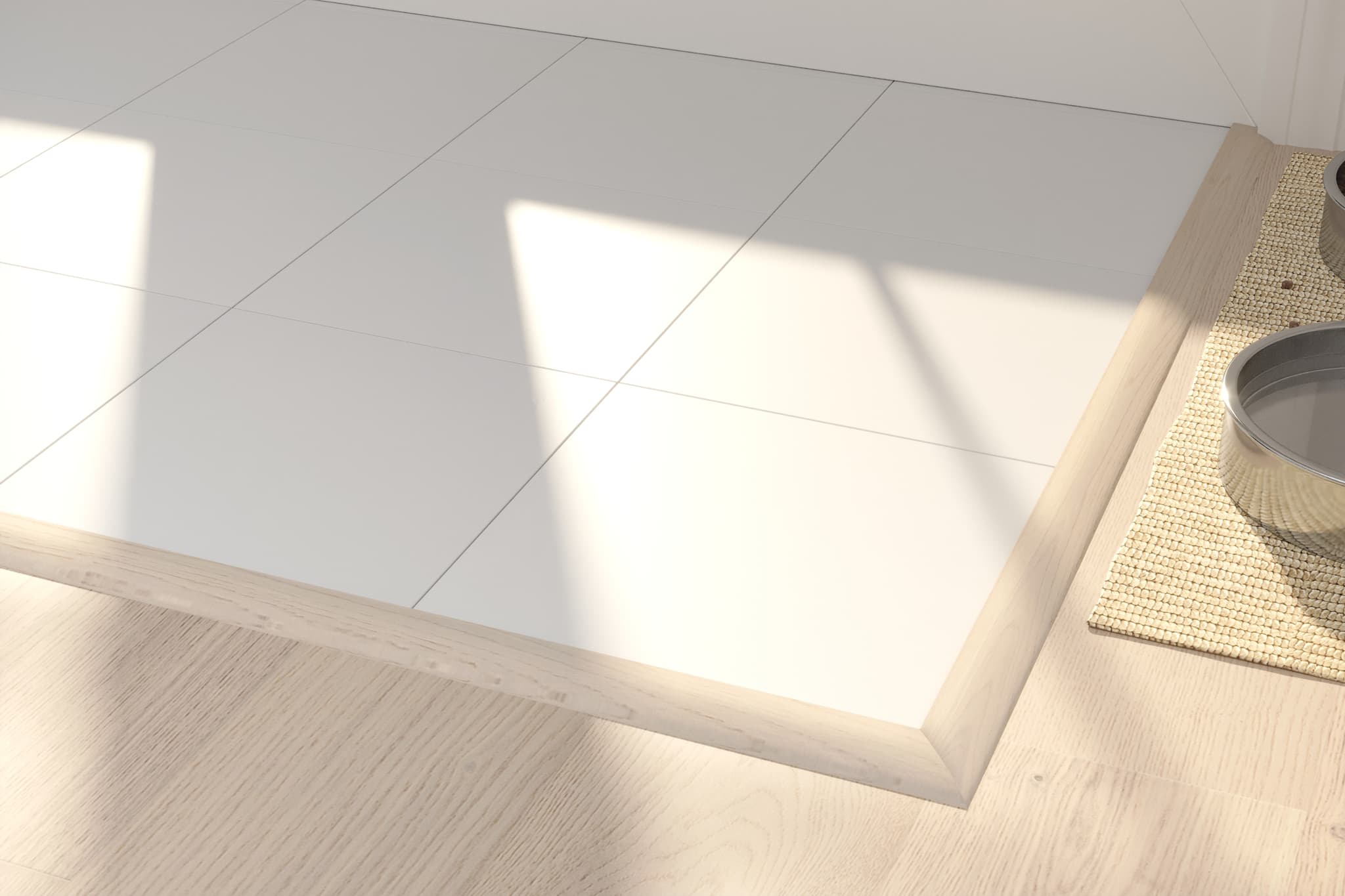 CALI Beach Town Blanc Solid Flooring Barrel Collection - view 2