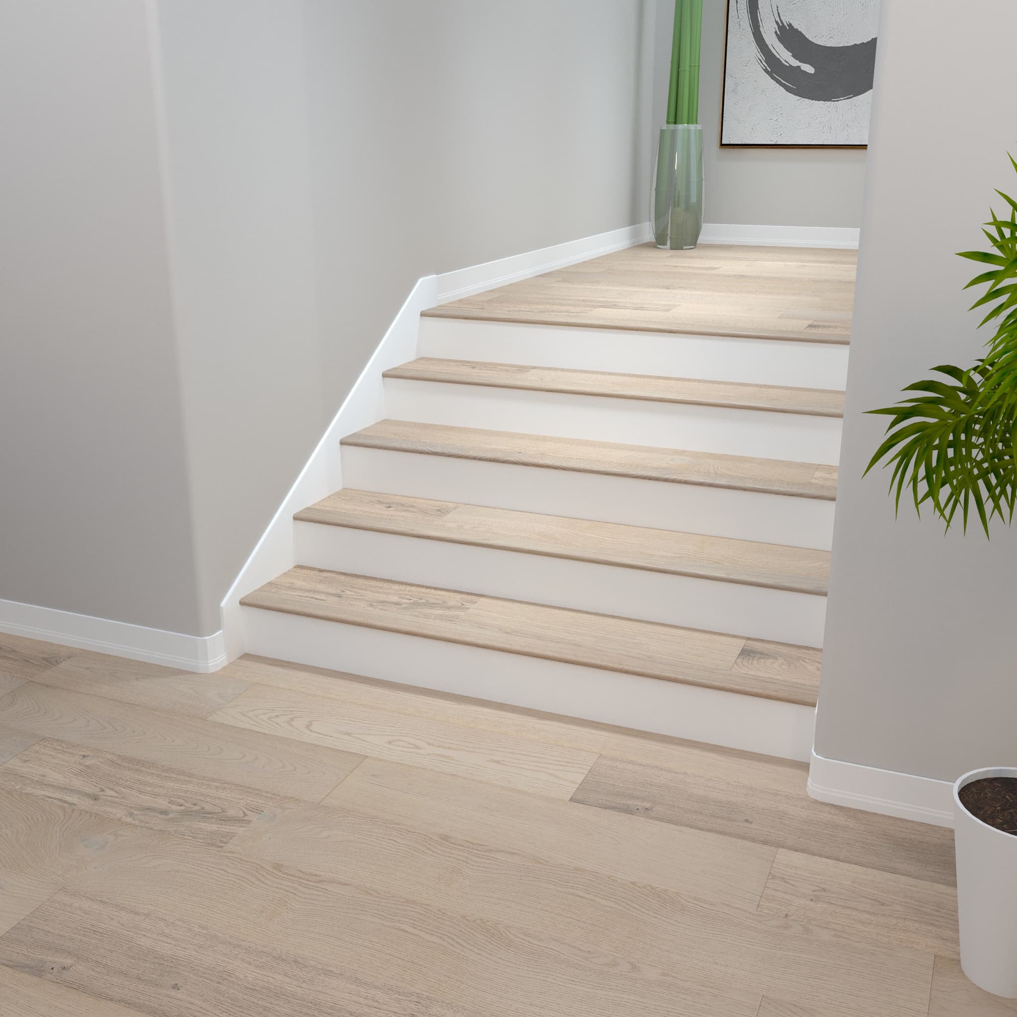 CALI Beach Town Blanc Solid Flooring Barrel Collection - view 2