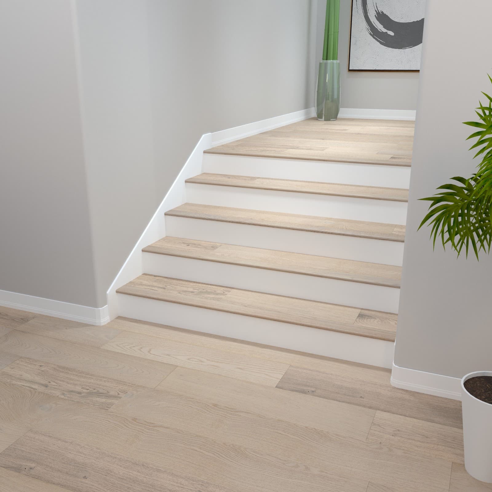 CALI Beach Town Blanc Solid Flooring Barrel Collection - view 2