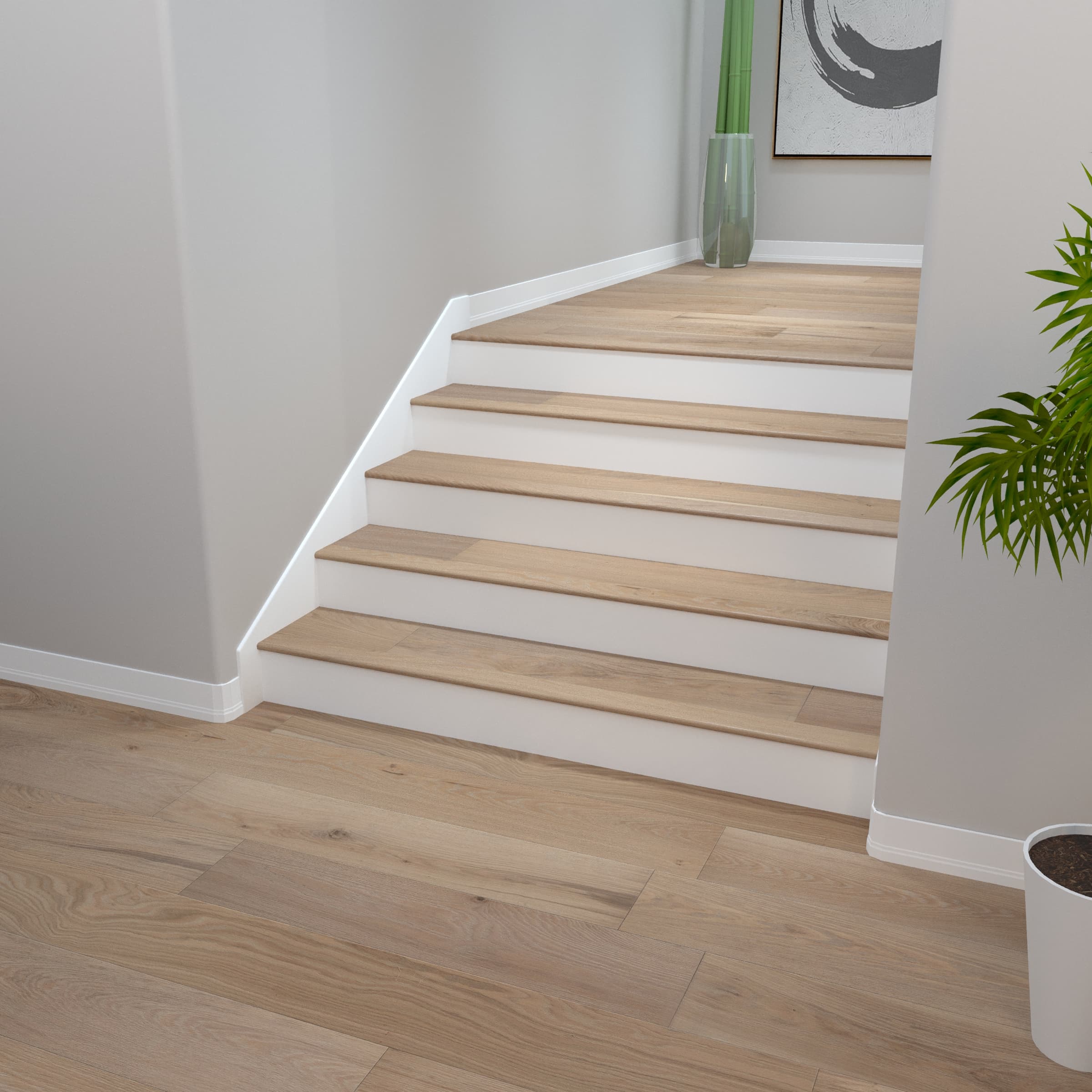 Semillon Surf CALI Hardwoods Stair Nosing Flush - Image 2