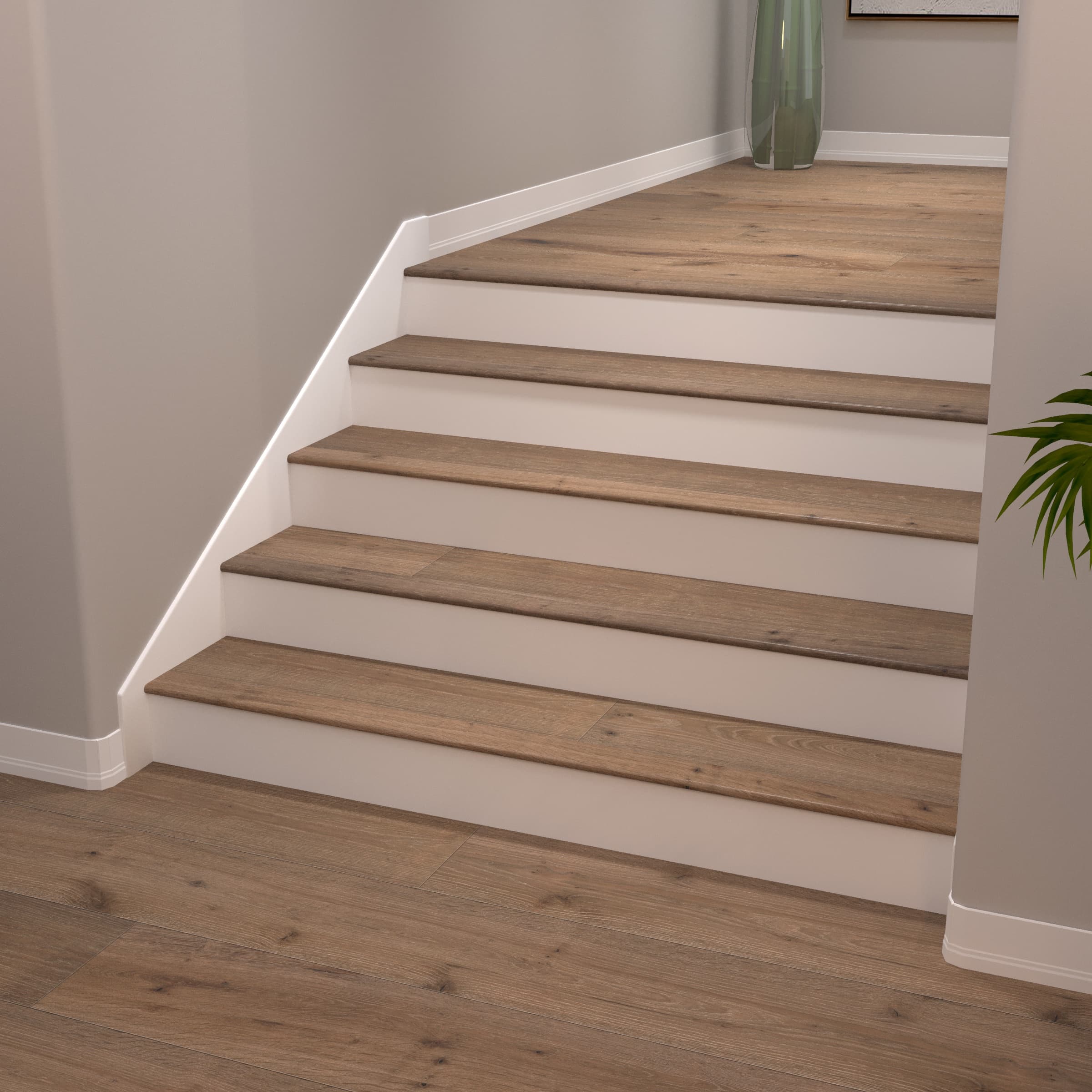 Carmel Valley CALI Hardwoods Stair Nosing Flush - Image 2