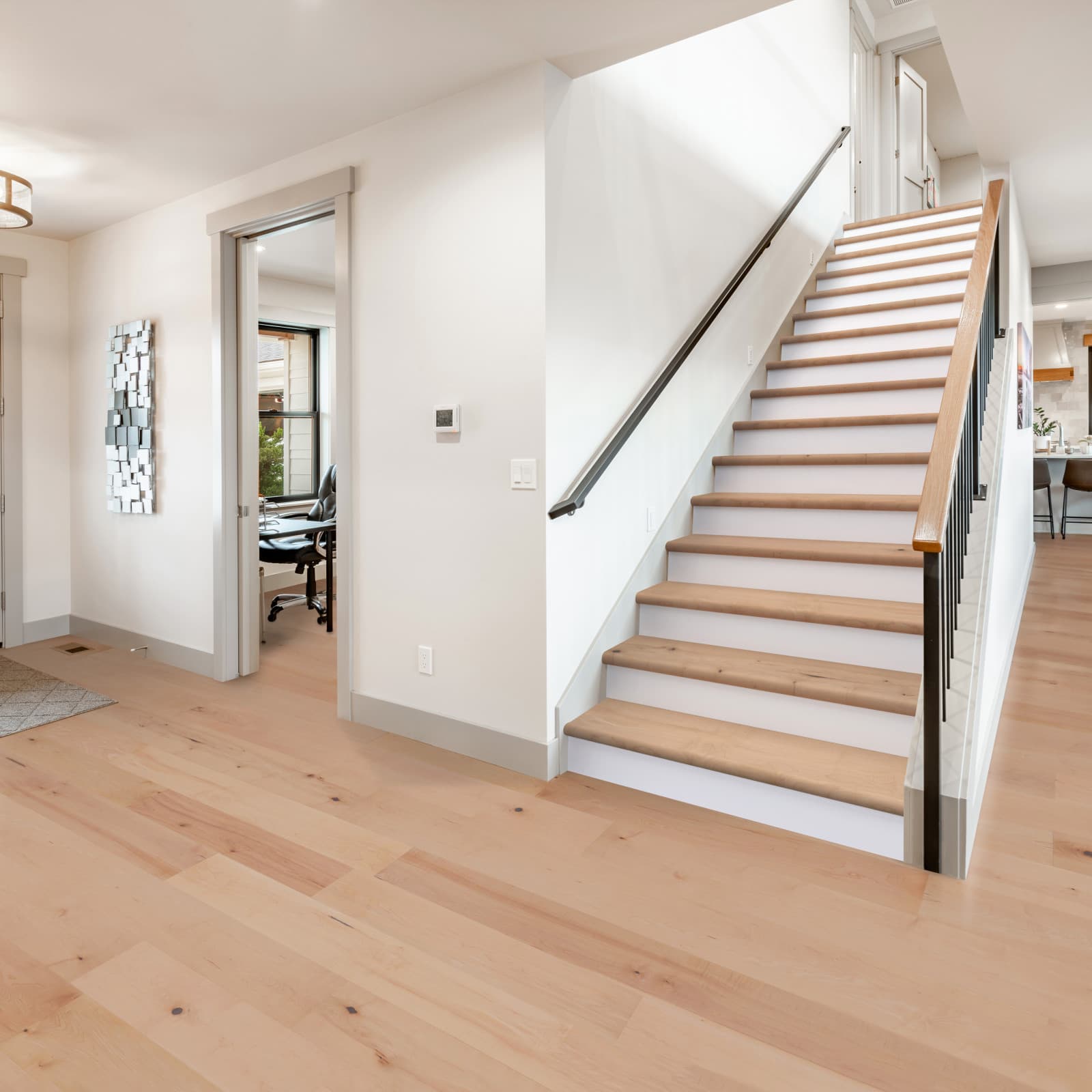 CALI Natural Maple Engineered Flooring — Varietals Collection — installed in room