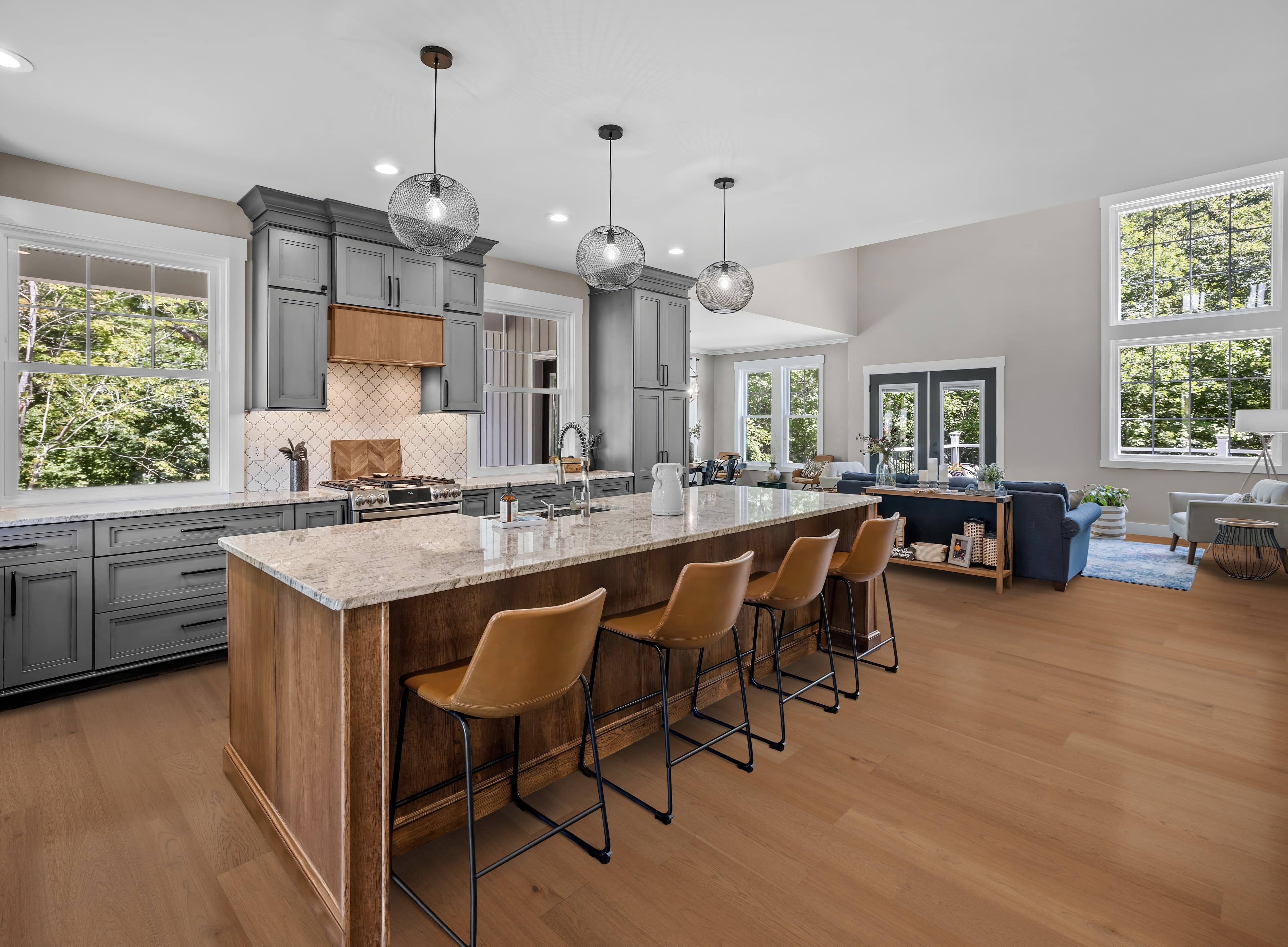 Shaded Hickory Varietals Hardwood Flooring - Image 2