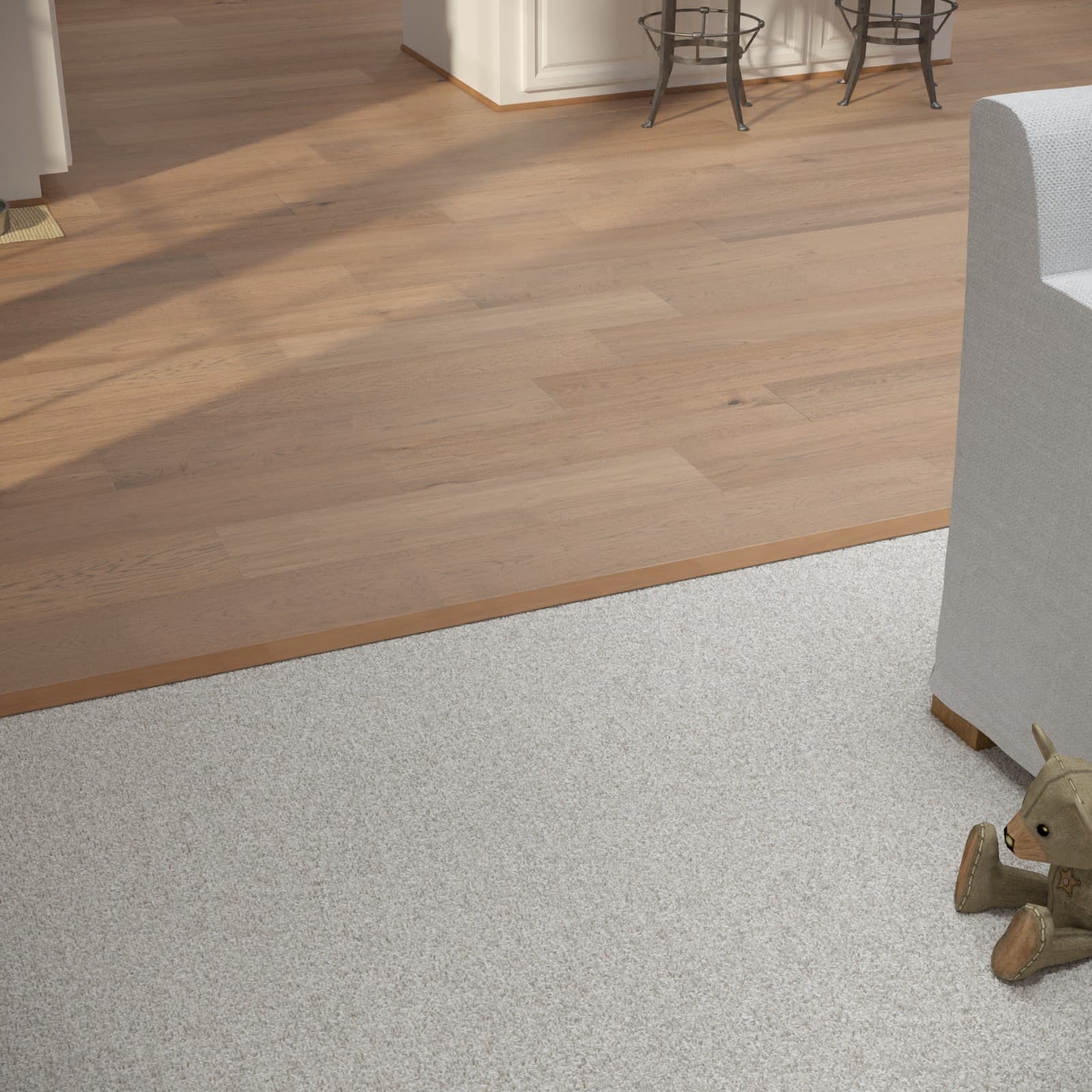 CALI Shaded Hickory Solid Flooring Varietals Collection