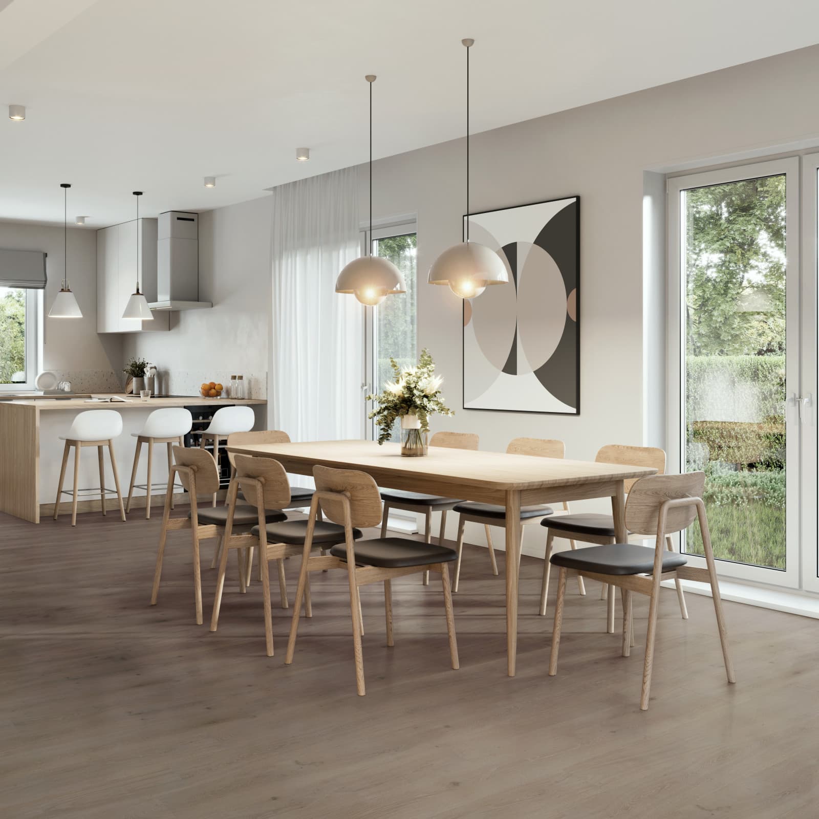 CALI Earthen Elevage Engineered Hardwood - Green to the Core Flooring — First Press Collection — installed in room
