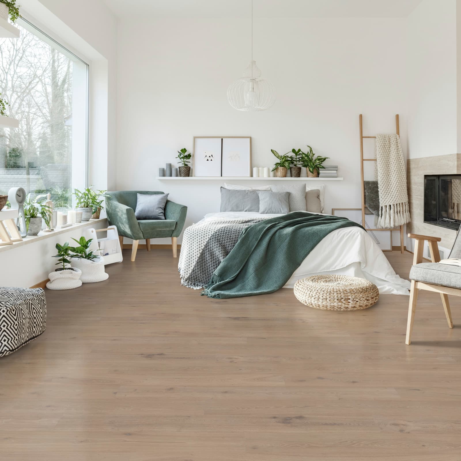 CALI Shipboard Sauv Engineered Hardwood - Green to the Core Flooring — First Press Collection — installed in room