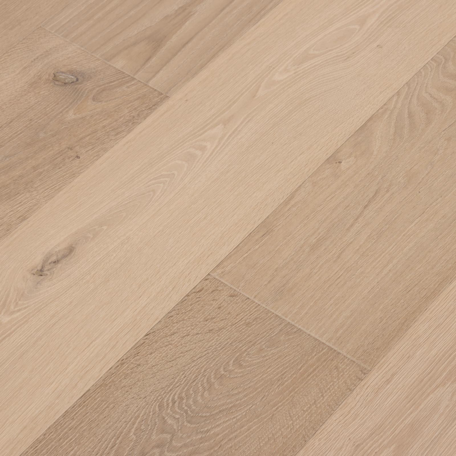 CALI Petite Pearl Engineered Hardwood - Green to the Core Flooring — First Press Collection — plank close-up