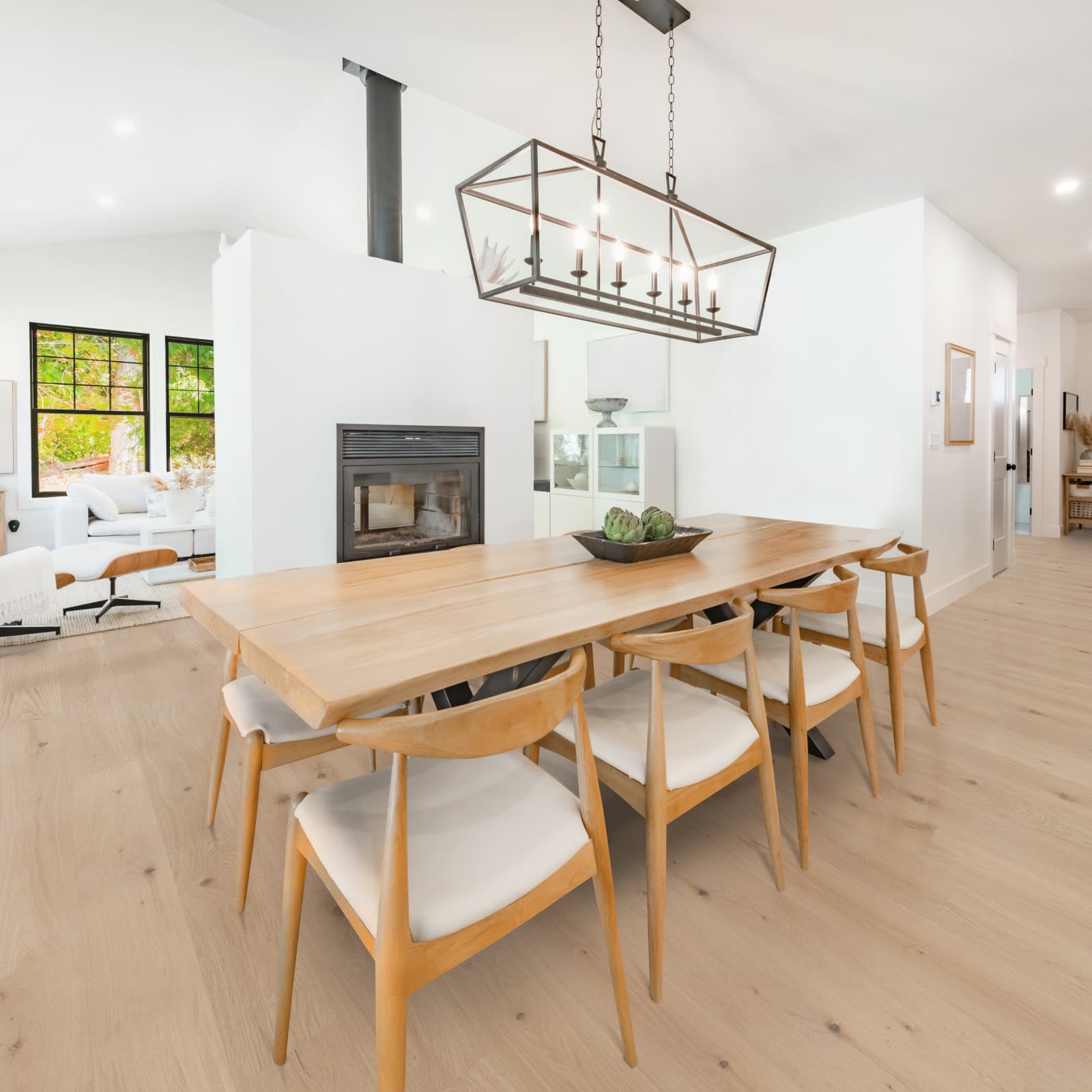 CALI Linden Blossom Engineered Hardwood - Green to the Core Flooring — First Press Collection — installed in room