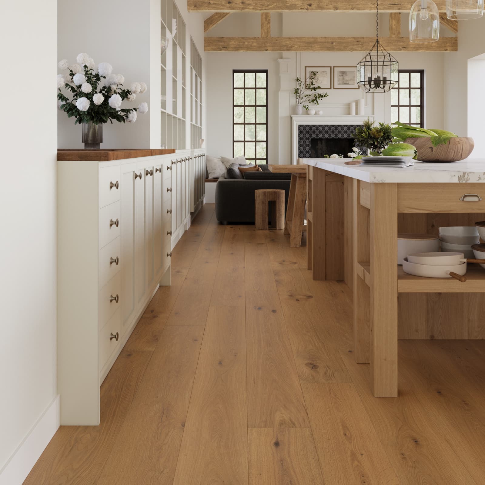 CALI Fawn and Figure Engineered Hardwood - Green to the Core Flooring — First Press Collection — detail view 4