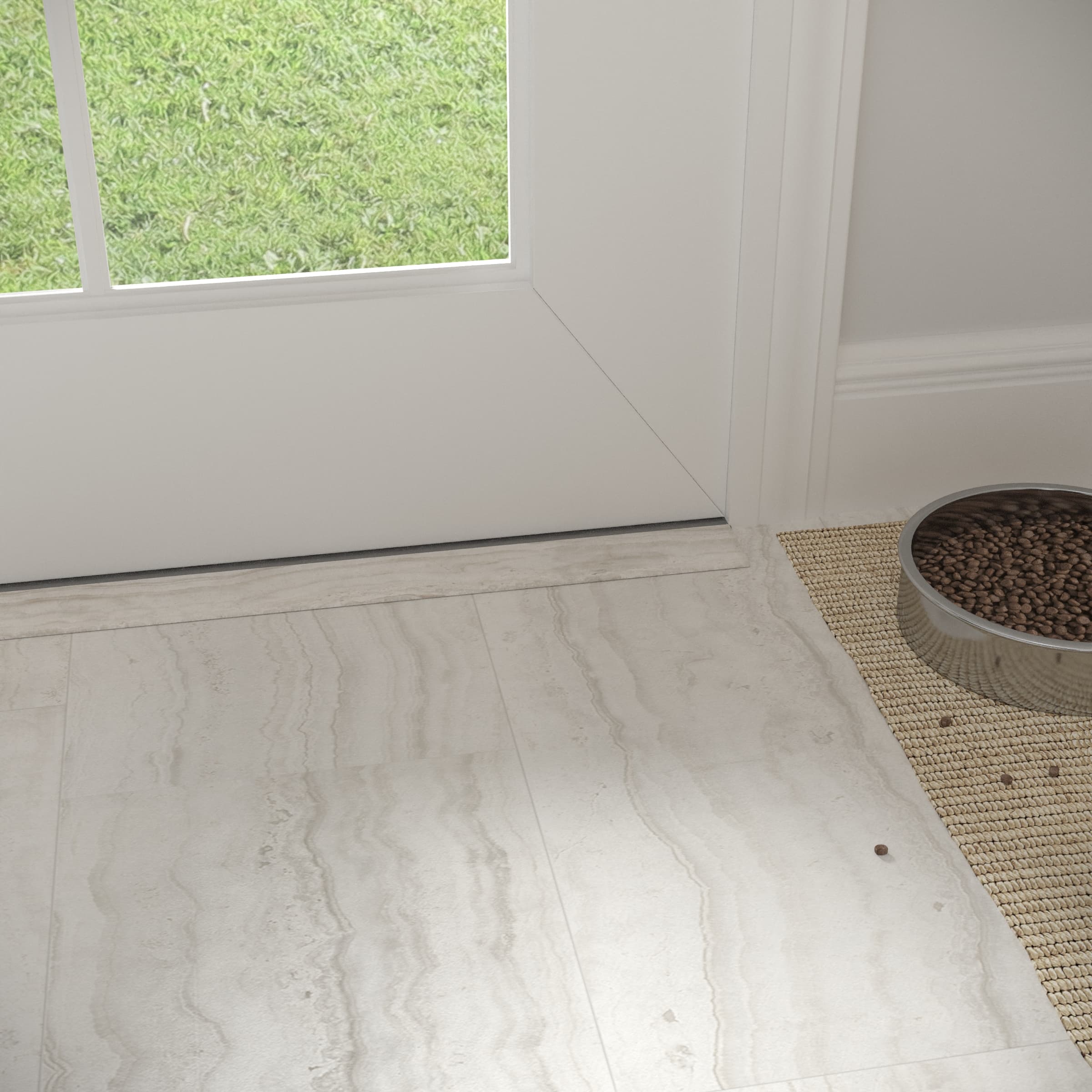 Salt Point Travertine CALI Vinyl Shorebreak Threshold - Image 2