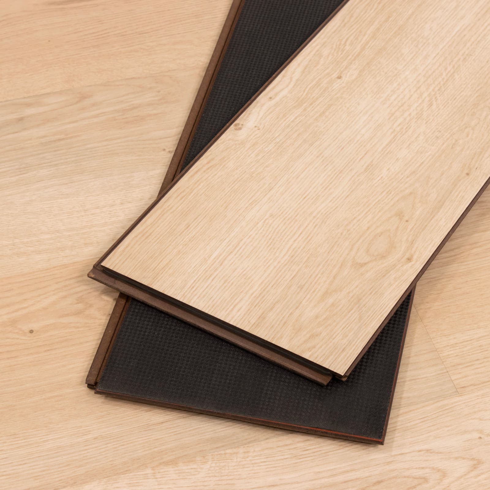 CALI Santa Cruz Sand Laminate Top Layer with High Density Wood Core Flooring — Mavericks Collection — detail view 6