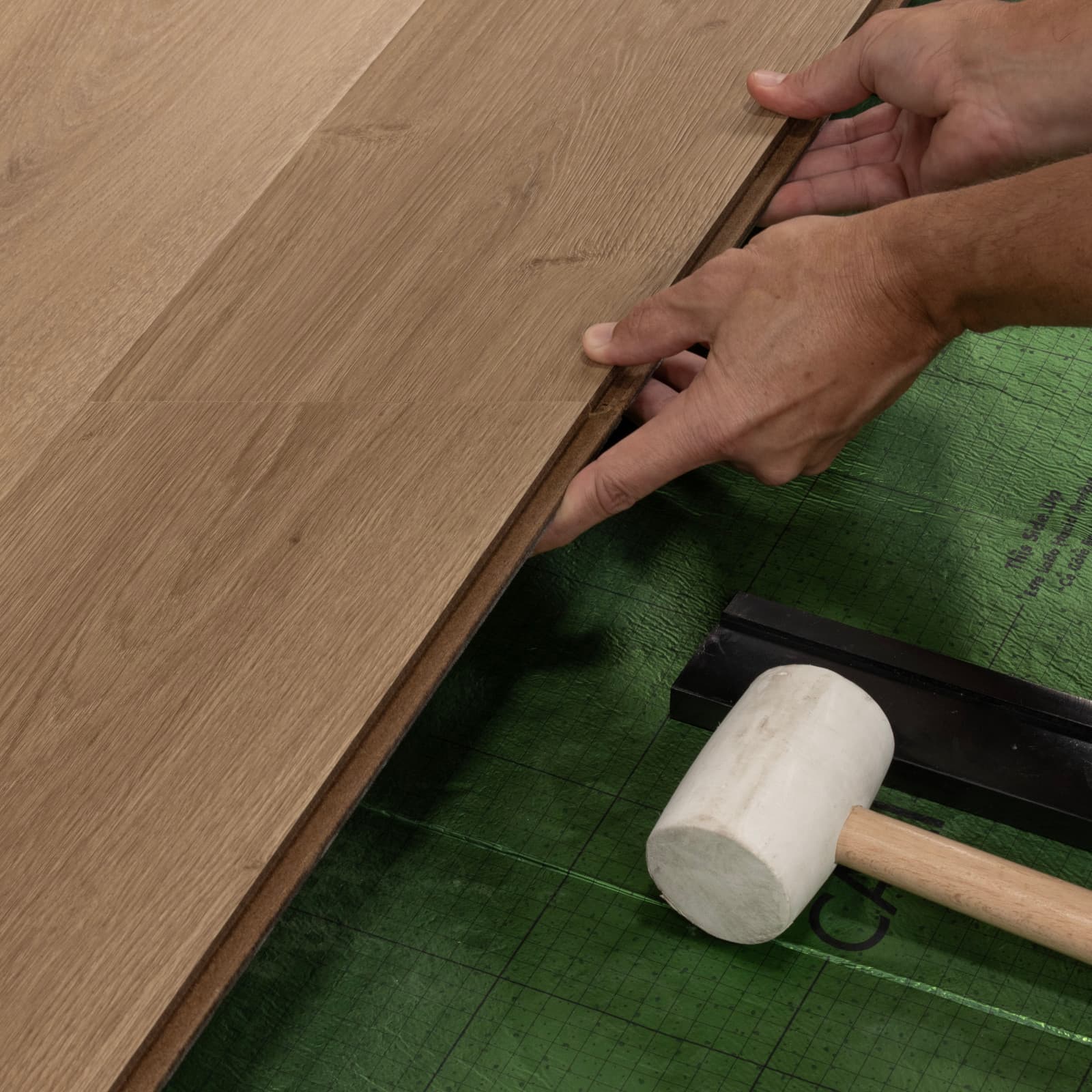 CALI Sandalwood Surge Laminate Top Layer with High Density Wood Core Flooring Mavericks Collection - view 4