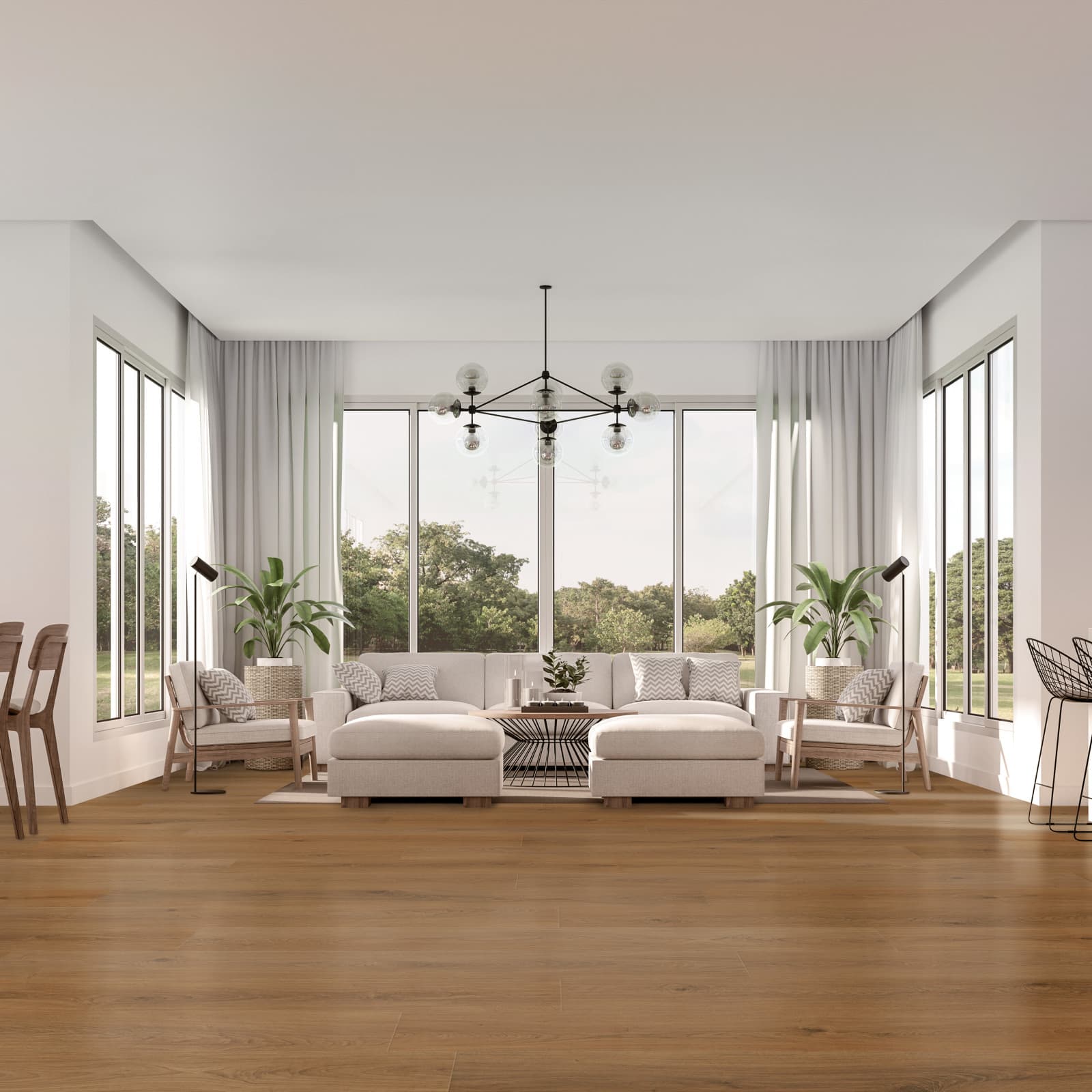 CALI Montara Oak Laminate Top Layer with High Density Wood Core Flooring Mavericks Collection - view 2