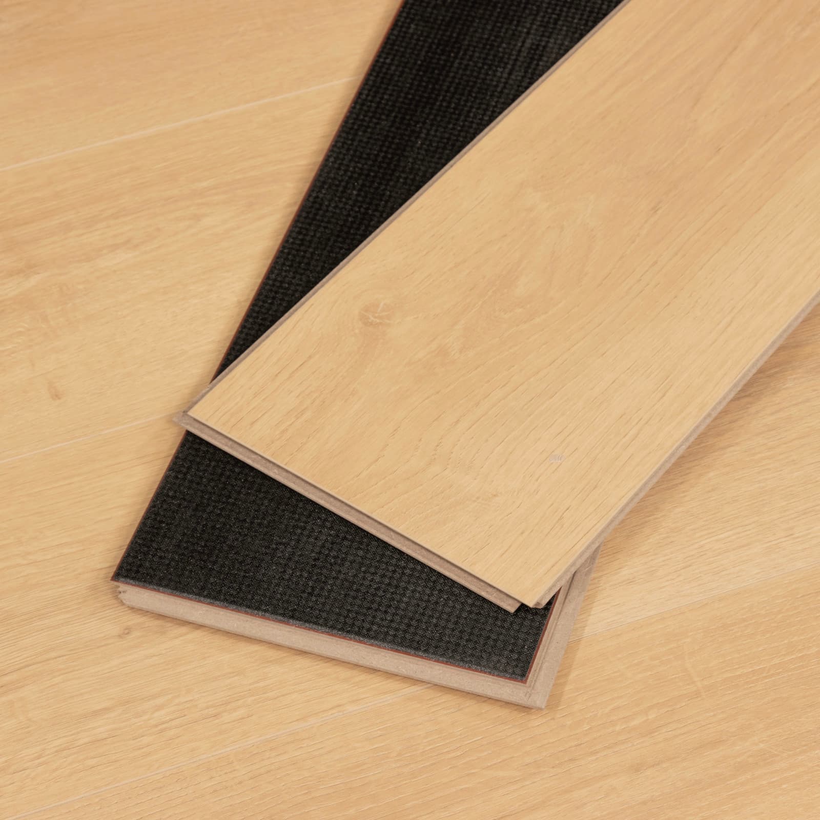 CALI Deep Sand Sea Laminate Top Layer with High Density Wood Core Flooring — Pacifica Collection — detail view 6