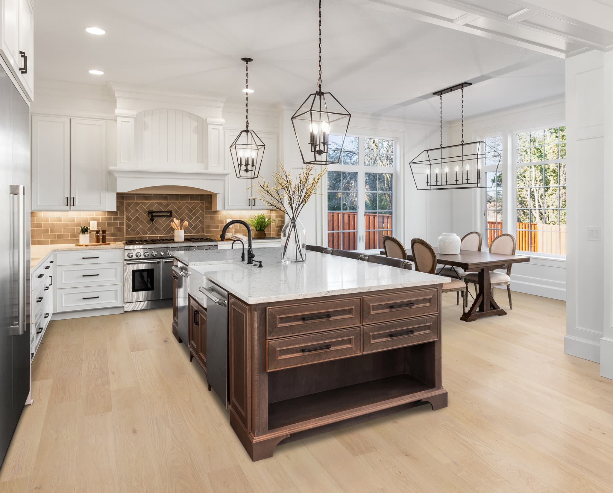 CALI Southern Salt Laminate Top Layer with High Density Wood Core Flooring Pacifica Collection - view 2