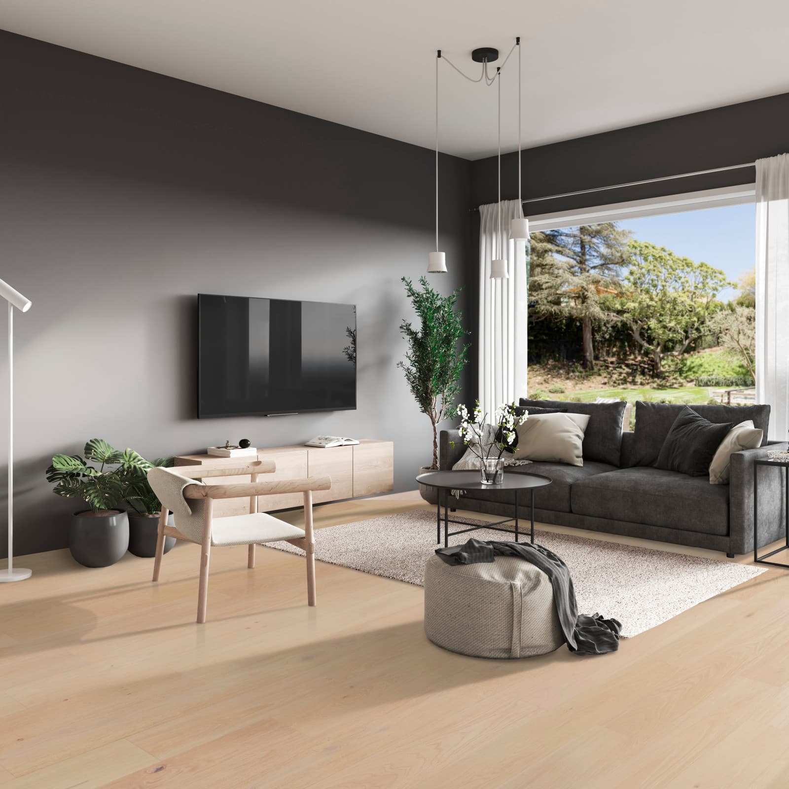 CALI Southern Salt Laminate Top Layer with High Density Wood Core Flooring — Pacifica Collection — detail view 3