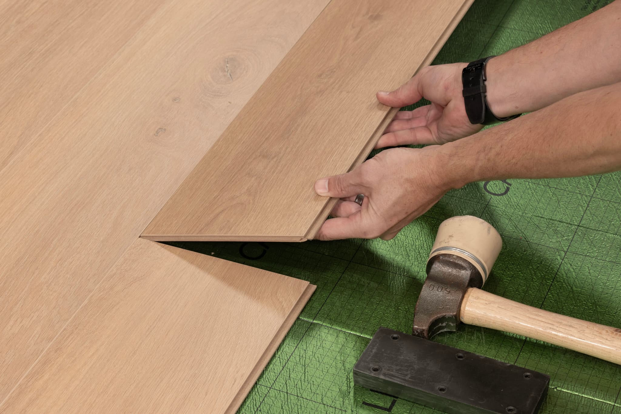 CALI San Pedro Surf Laminate Top Layer with High Density Wood Core Flooring Pacifica Collection - view 4