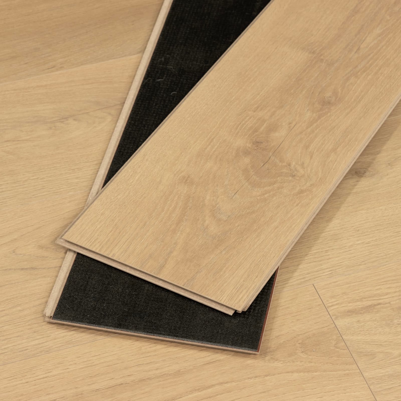 CALI Carmel Crush Laminate Top Layer with High Density Wood Core Flooring — Pacifica Collection — detail view 7