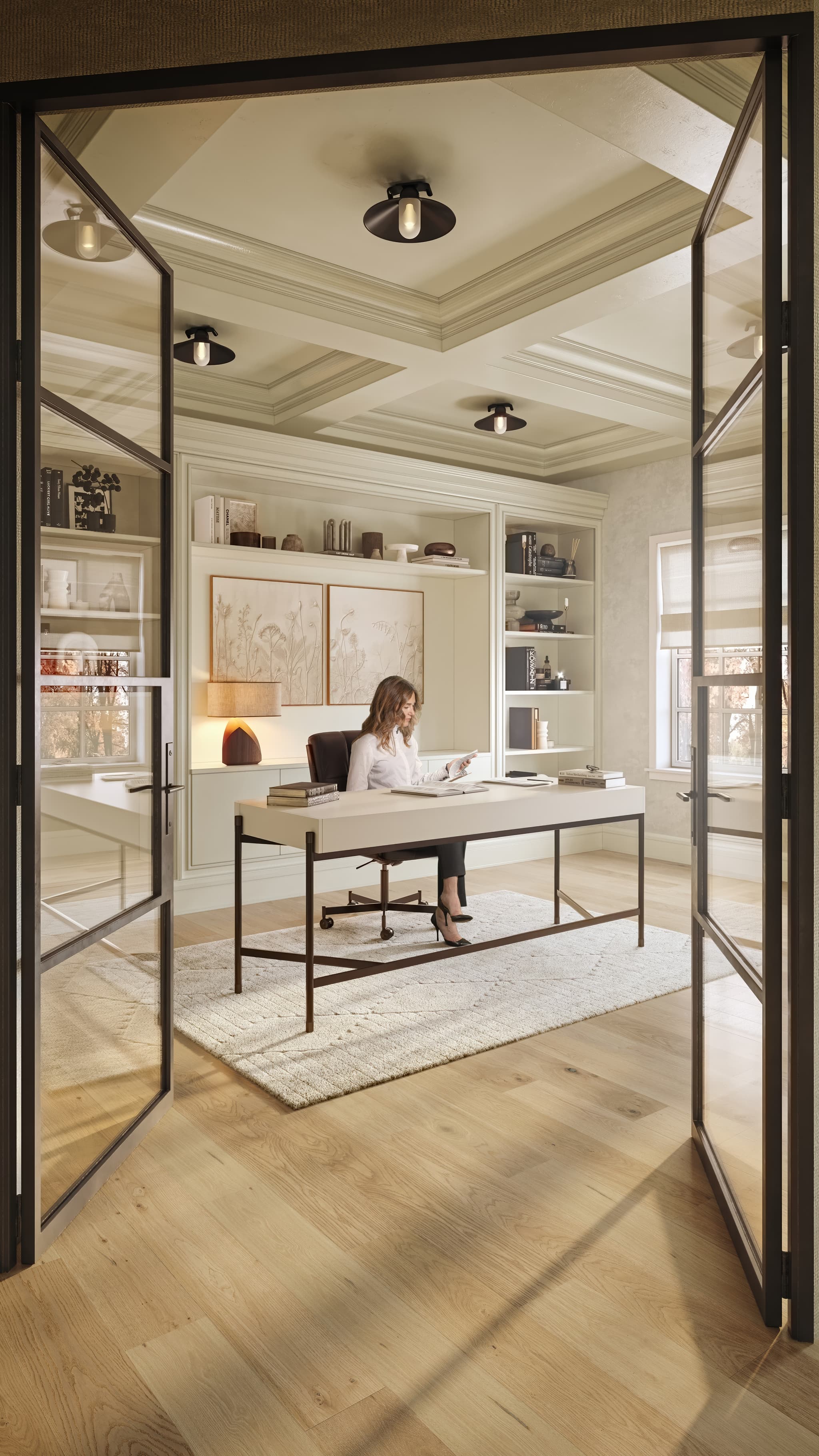 CALI Carmel Crush Laminate Top Layer with High Density Wood Core Flooring Pacifica Collection - view 2