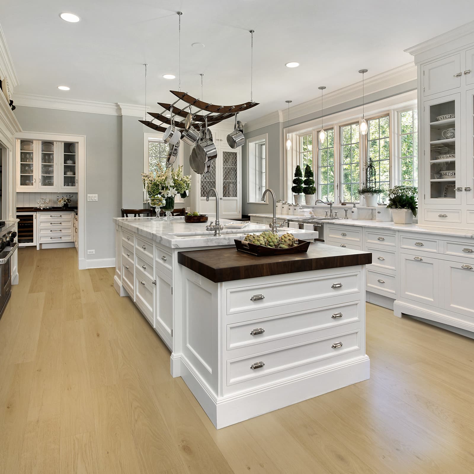 CALI Carmel Crush Laminate Top Layer with High Density Wood Core Flooring — Pacifica Collection — detail view 3