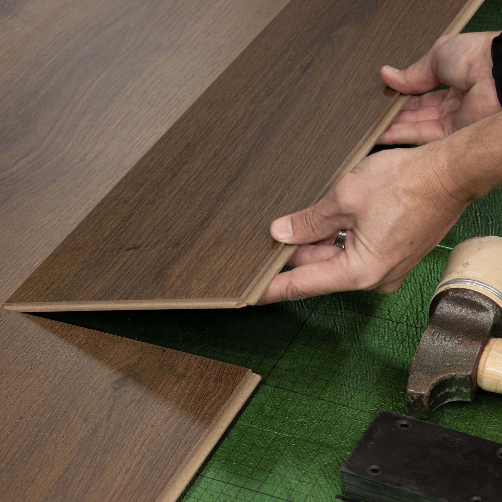 CALI Reyes Reserve Laminate Top Layer with High Density Wood Core Flooring — Pacifica Collection — detail view 5
