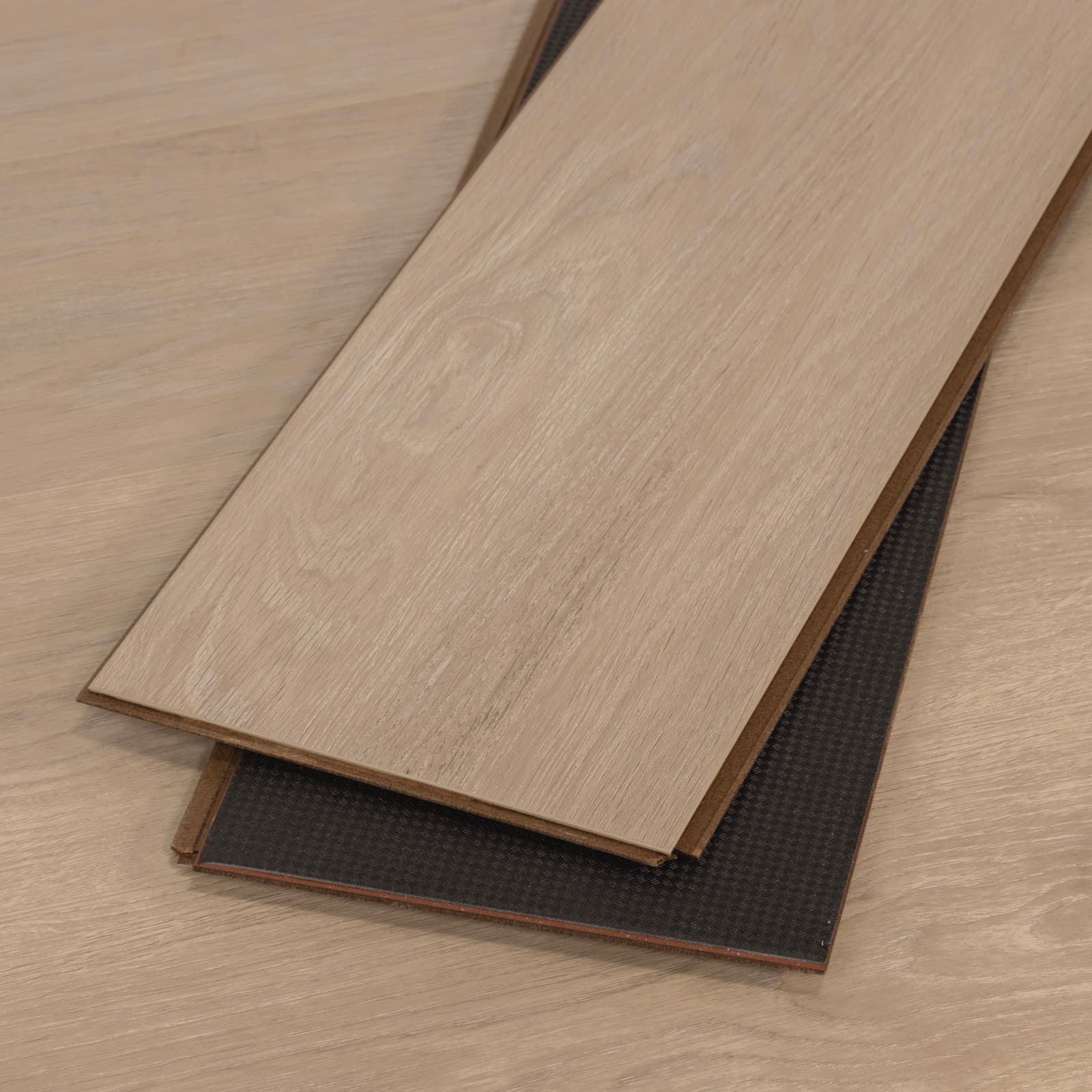 CALI Walnut Shell Laminate Top Layer with High Density Wood Core Flooring — Pacifica Collection — detail view 6