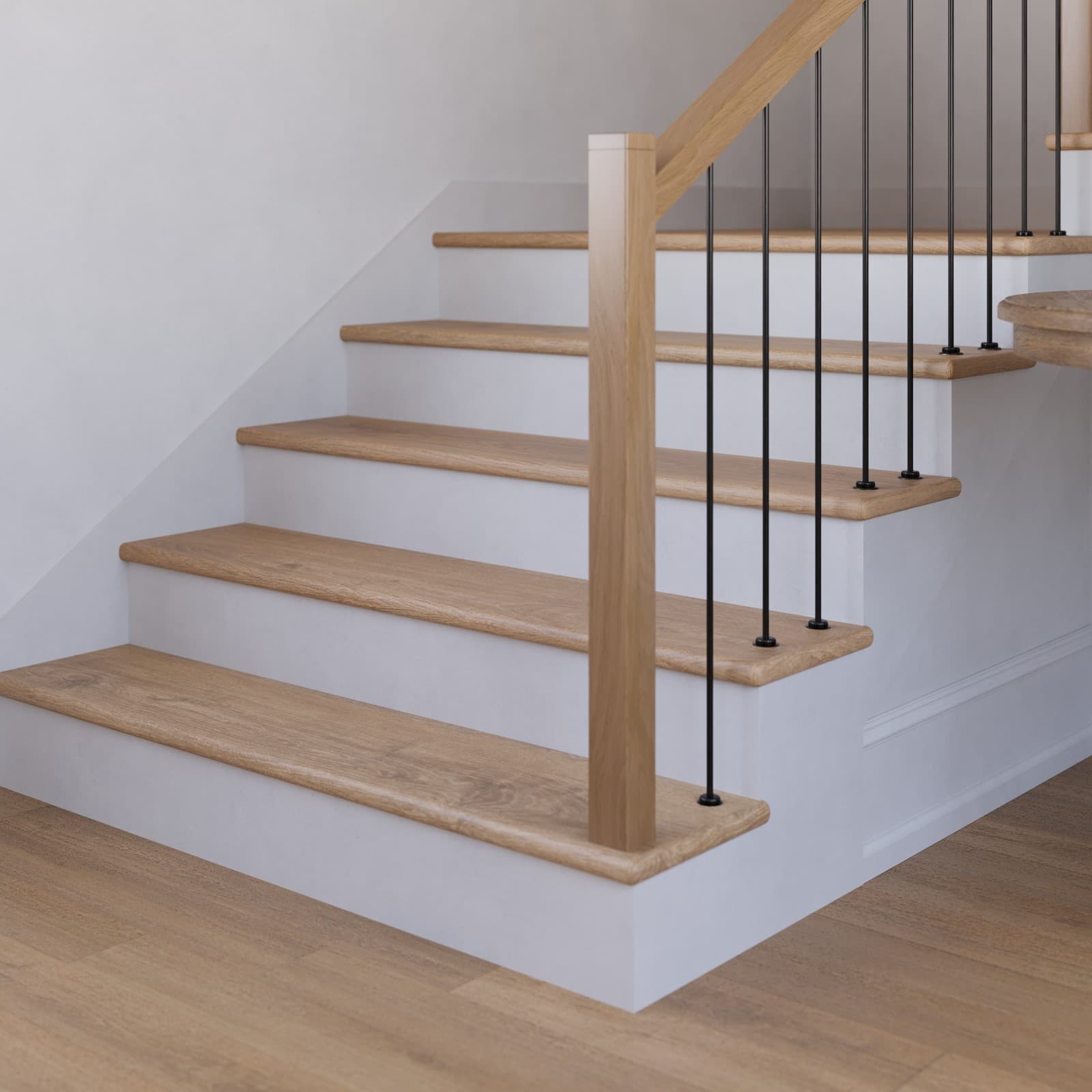 CALI Estuary Oak Laminate Top Layer with High Density Wood Core Flooring — Pacifica Collection — detail view 3
