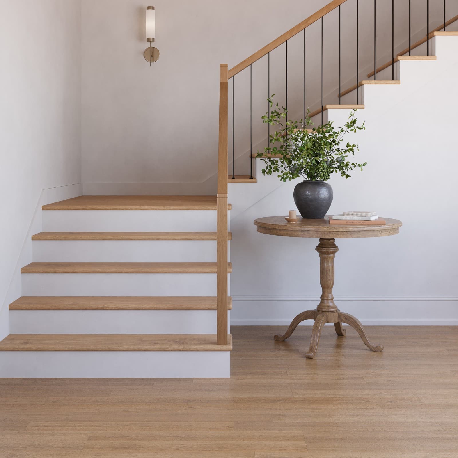 CALI Estuary Oak Laminate Top Layer with High Density Wood Core Flooring — Pacifica Collection — detail view 4