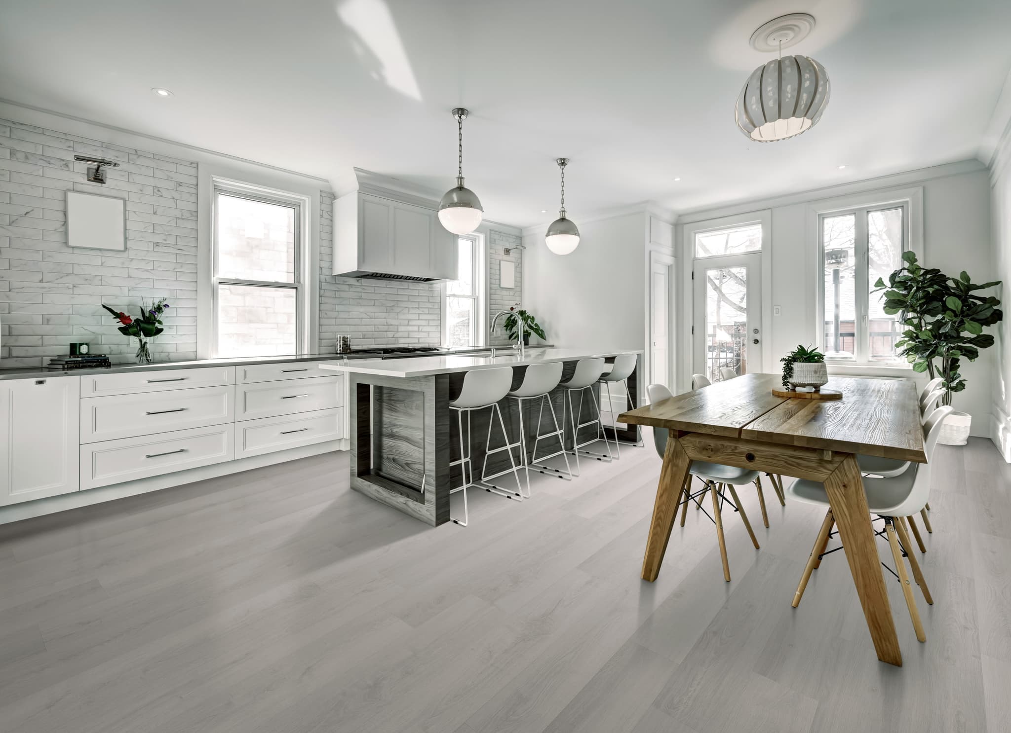 CALI Grayfish Laminate Top Layer with High Density Wood Core Flooring Pacifica Collection - view 2