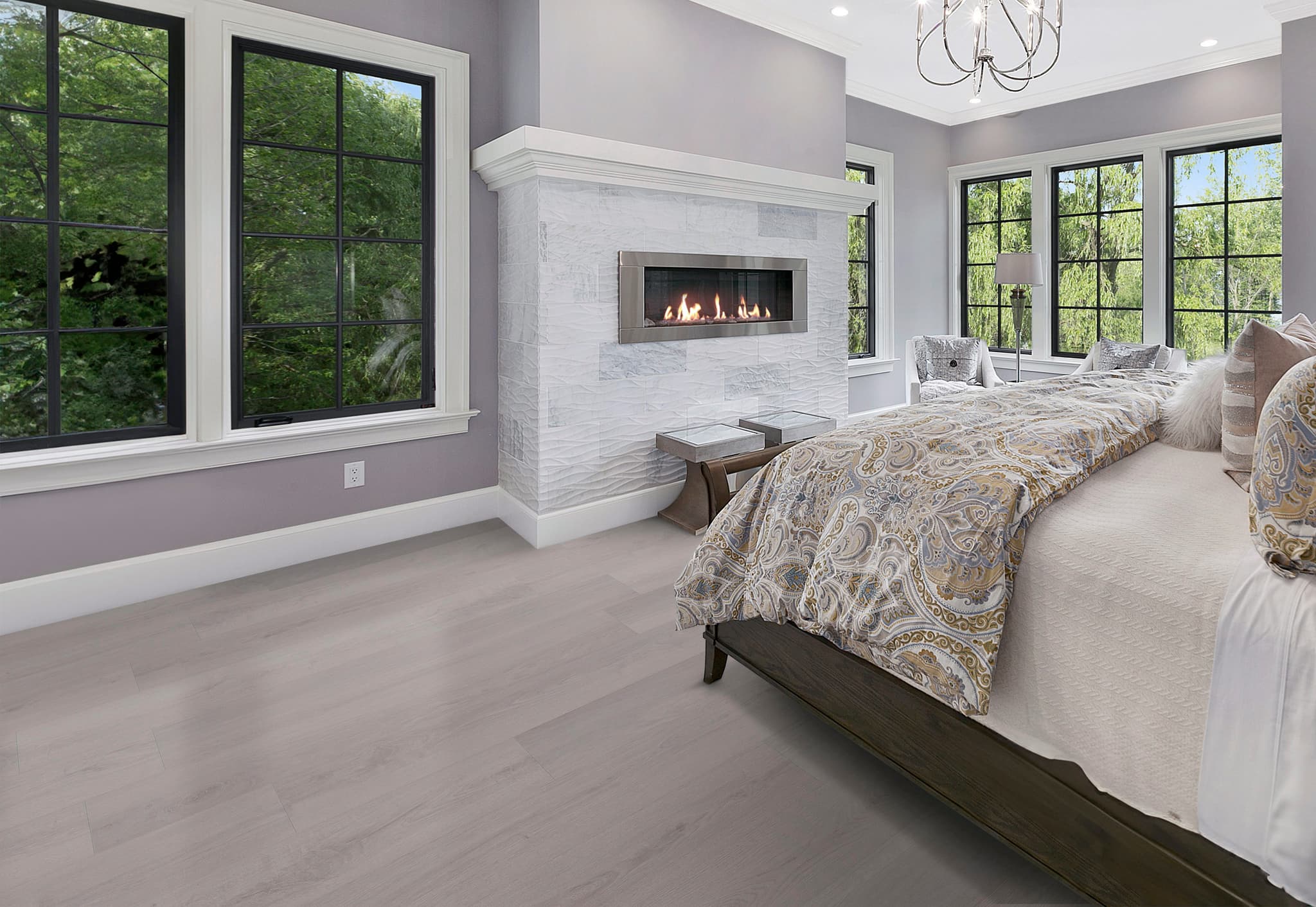 CALI Grayfish Laminate Top Layer with High Density Wood Core Flooring Pacifica Collection - view 3
