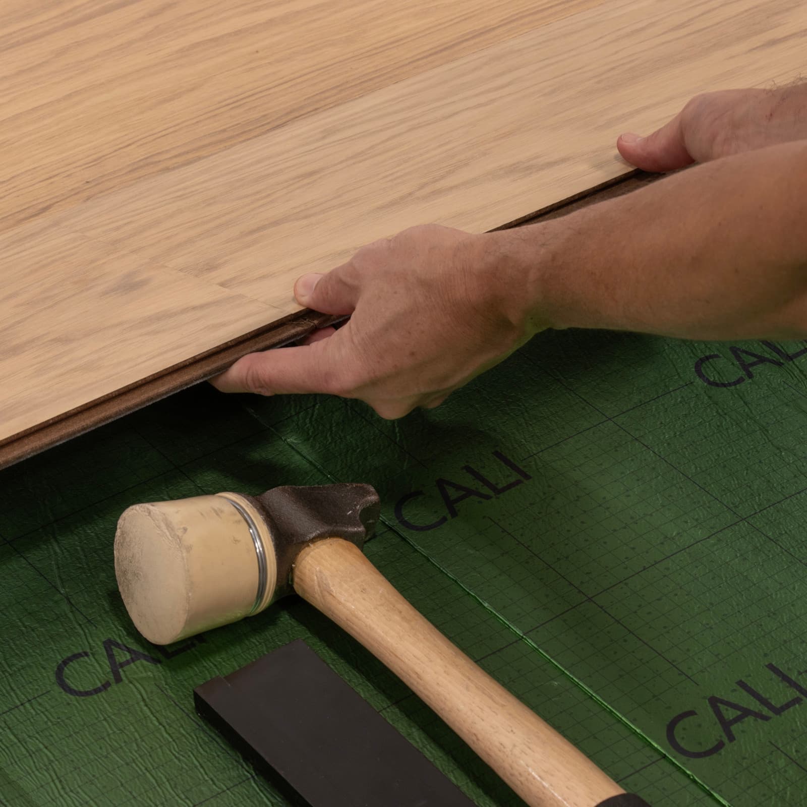 CALI Seabright Laminate Top Layer with High Density Wood Core Flooring — Santa Cruz Collection — detail view 4