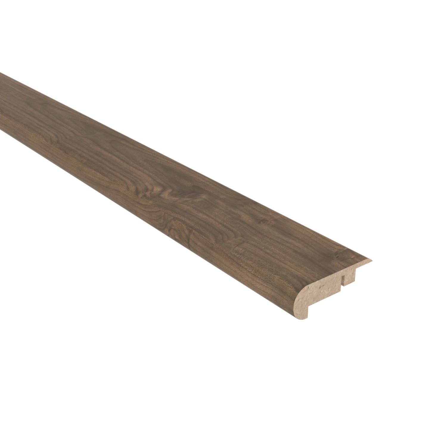 Misty Wood Walnut Stair Nosing Overlap 12mm