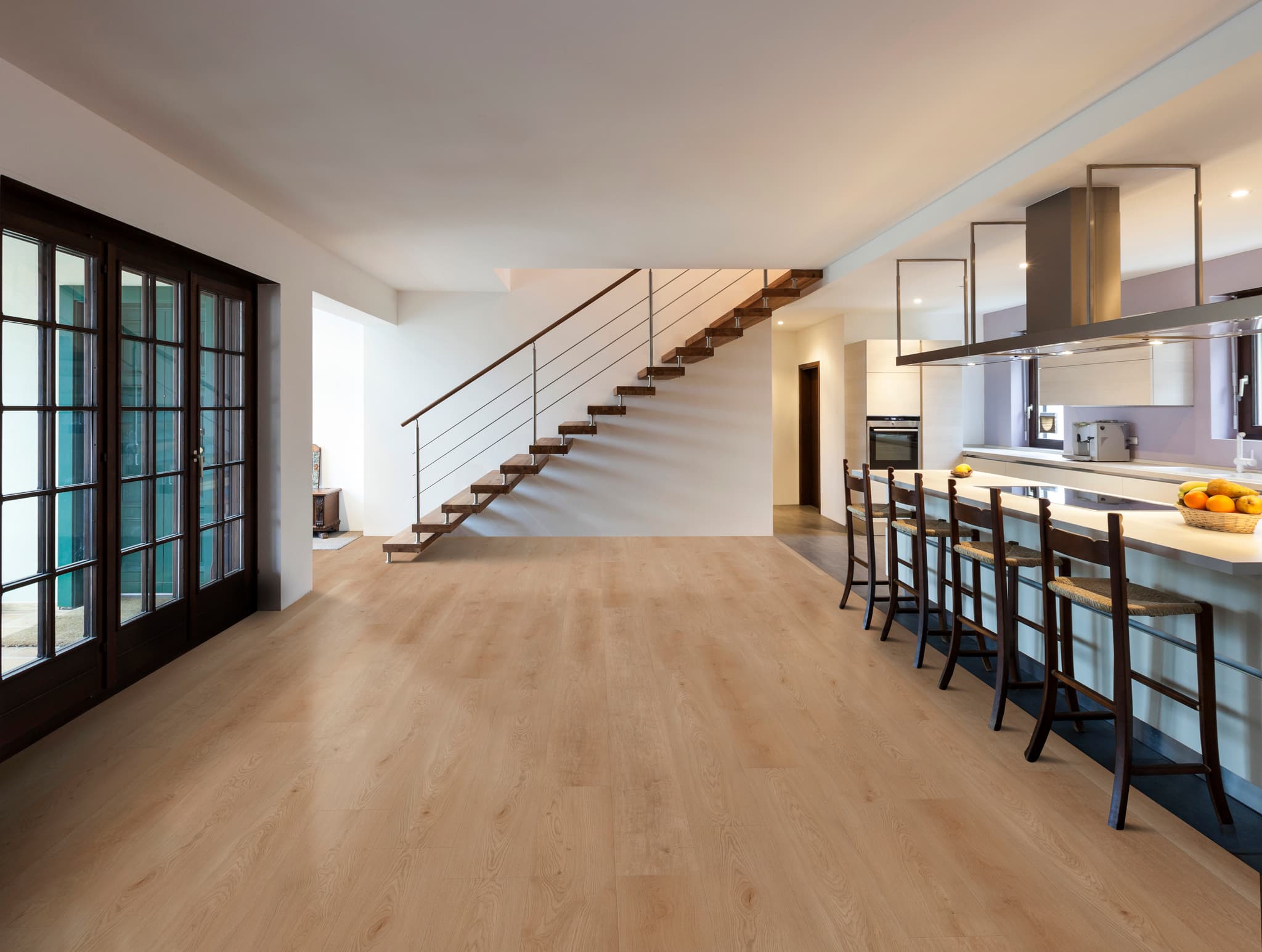 CALI Belmont Bluffs Laminate Top Layer with High Density Wood Core Flooring Santa Cruz Collection - view 2