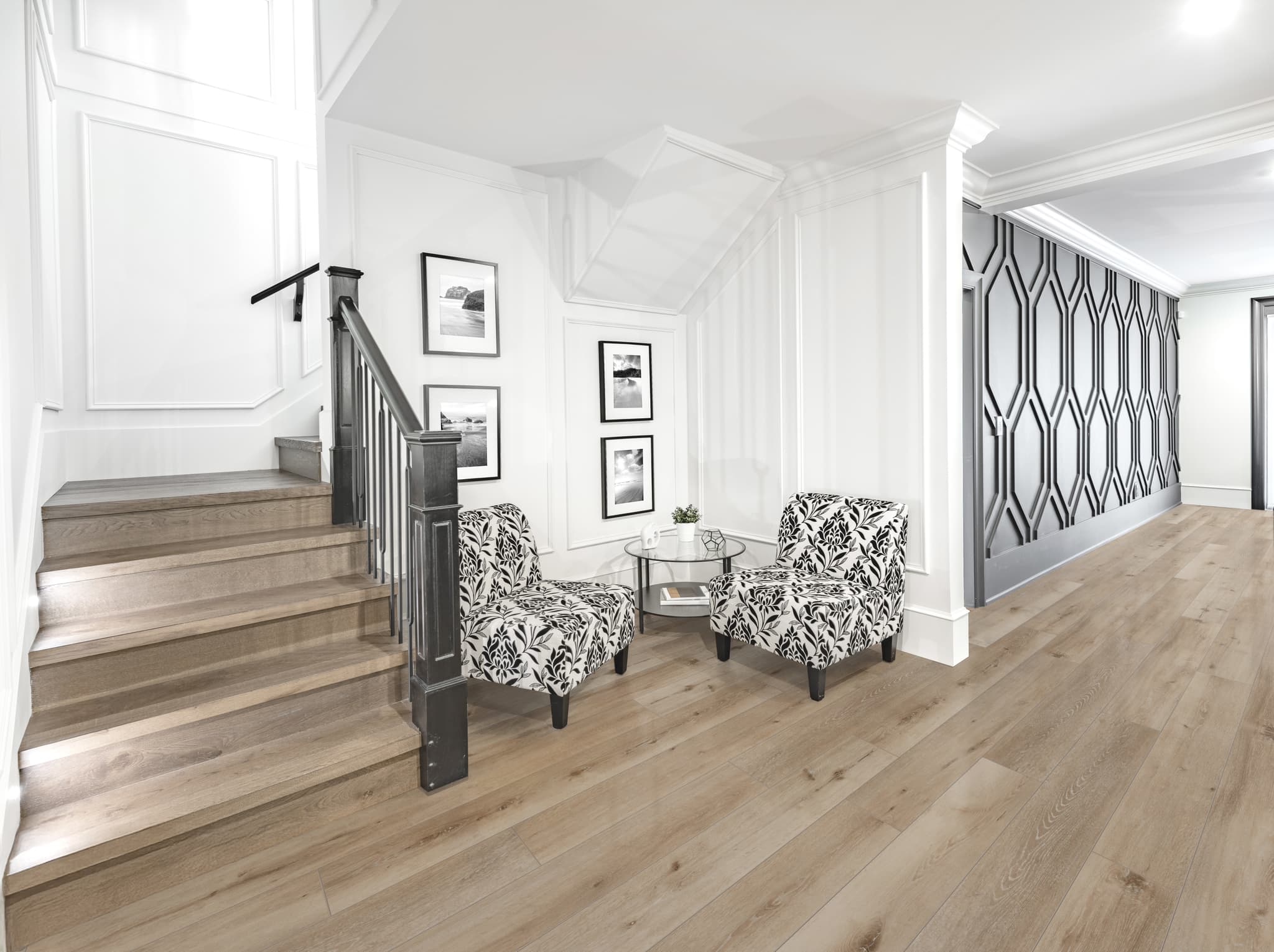 CALI Aged Hickory Laminate Top Layer with High Density Wood Core Flooring Santa Cruz Collection - view 2