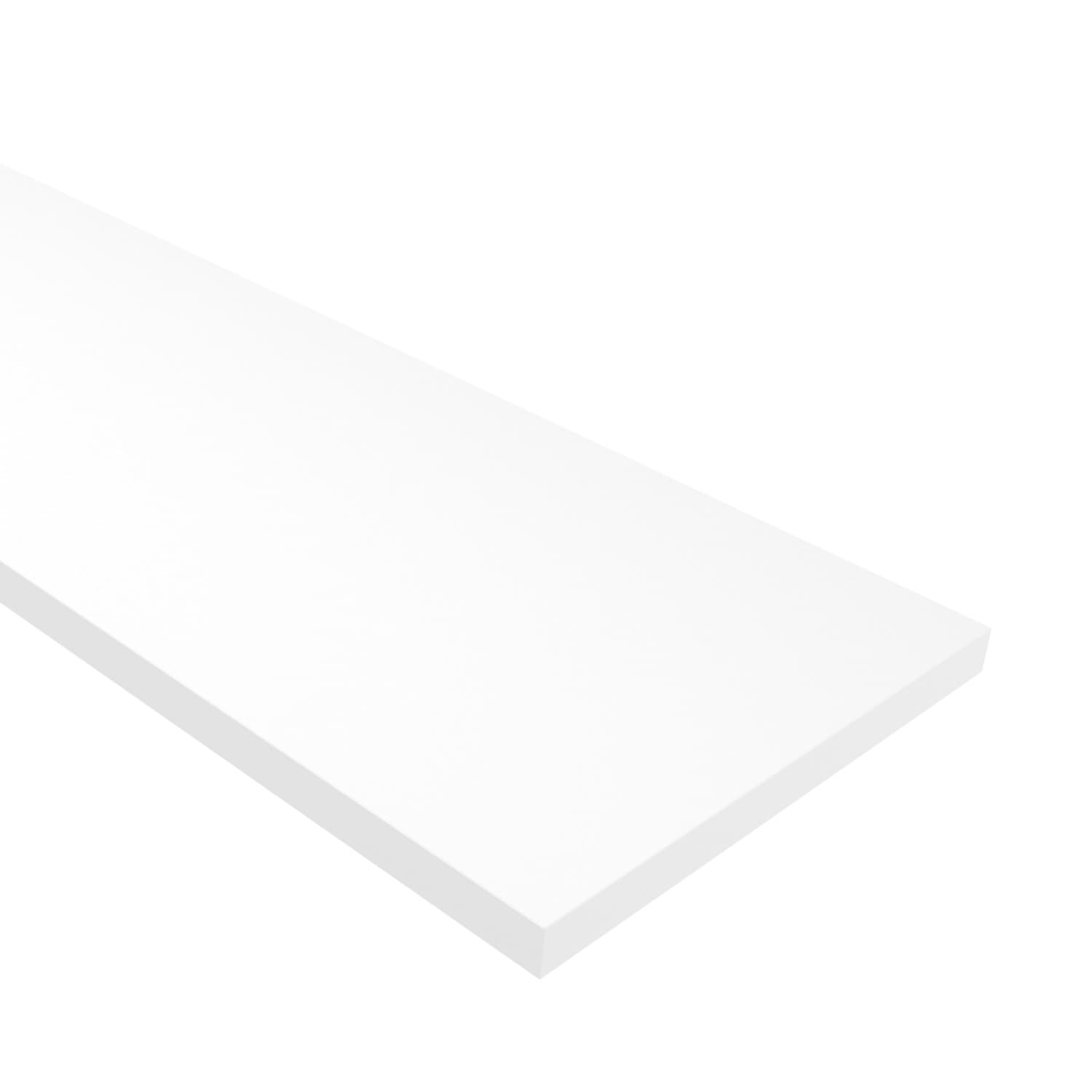 White CALI Vinyl Stair Riser