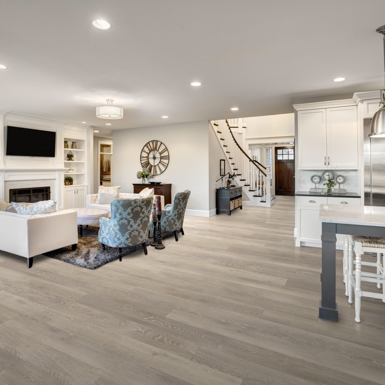 CALI Whitewater Oak 100% Waterproof GeoCore (SPC) Flooring Longboards Collection - view 2