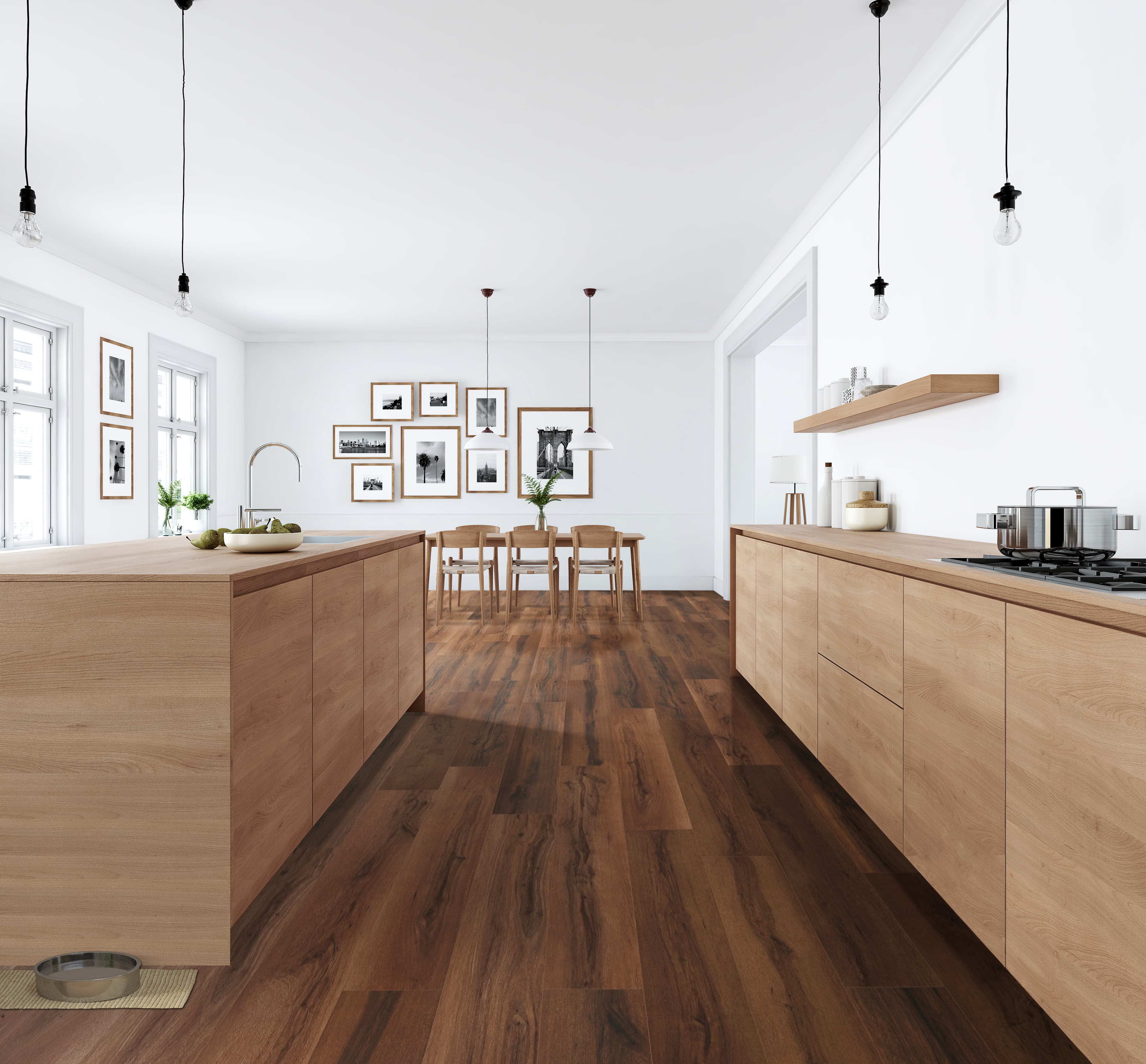 Island Maple Longboards Vinyl Flooring (Angle-Angle) - Image 2