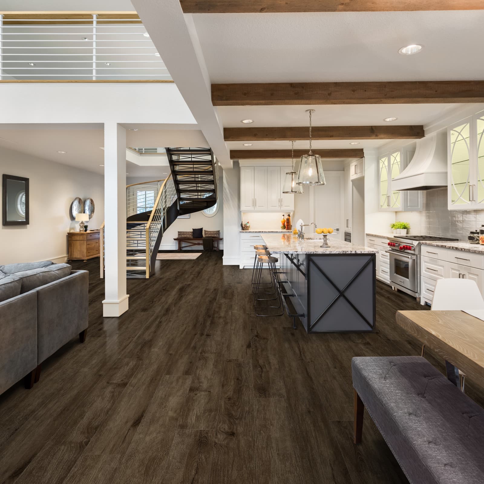 CALI Offshore Oak 100% Waterproof GeoCore (SPC) Flooring Longboards Collection - view 2