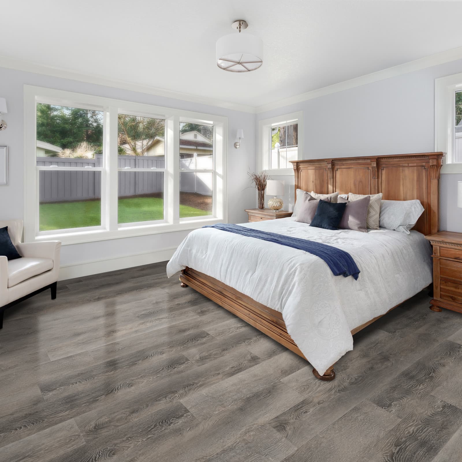 CALI Oceanic Oak 100% Waterproof GeoCore (SPC) Flooring Longboards Collection - view 2