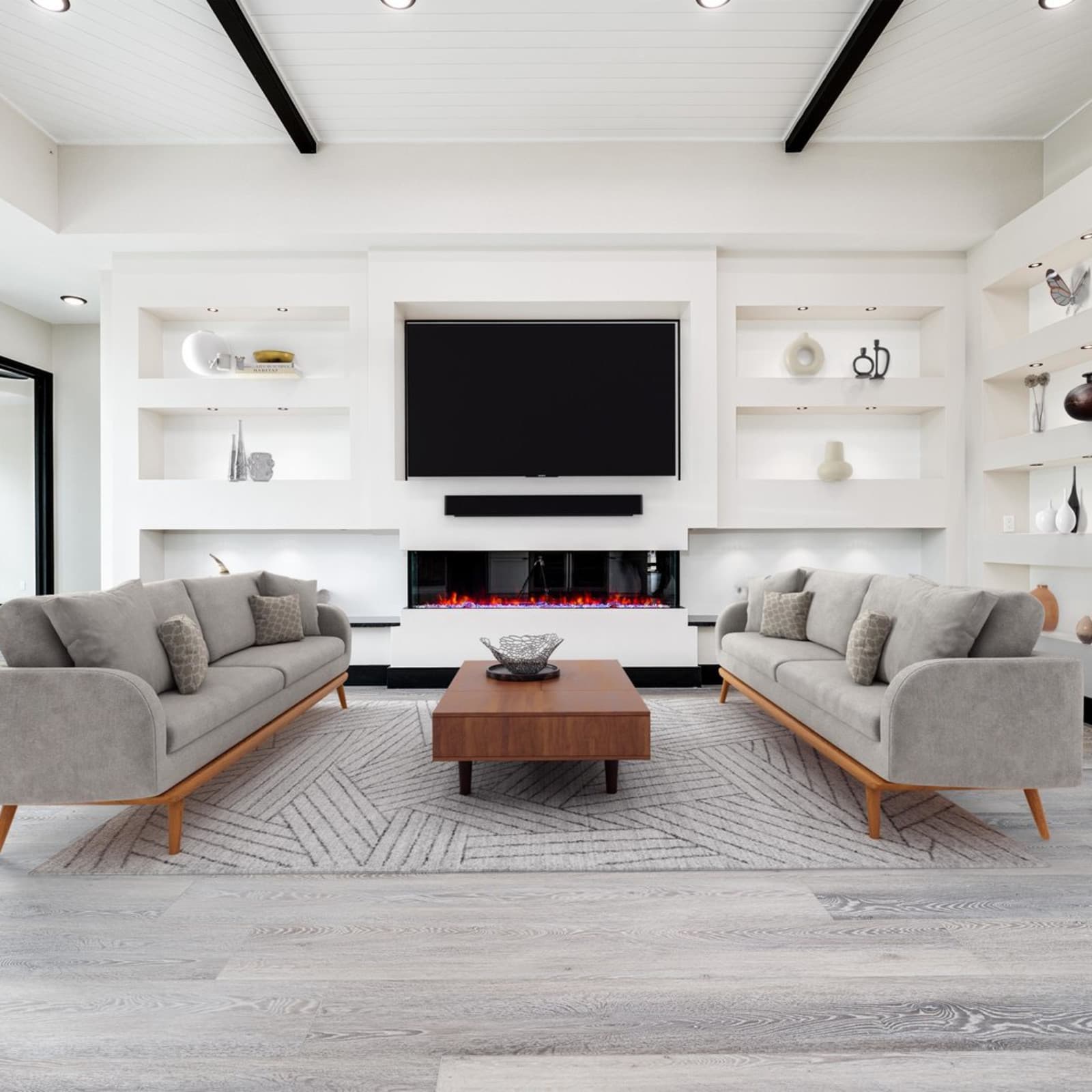 CALI Oceanic Oak 100% Waterproof GeoCore (SPC) Flooring Longboards Collection - view 4