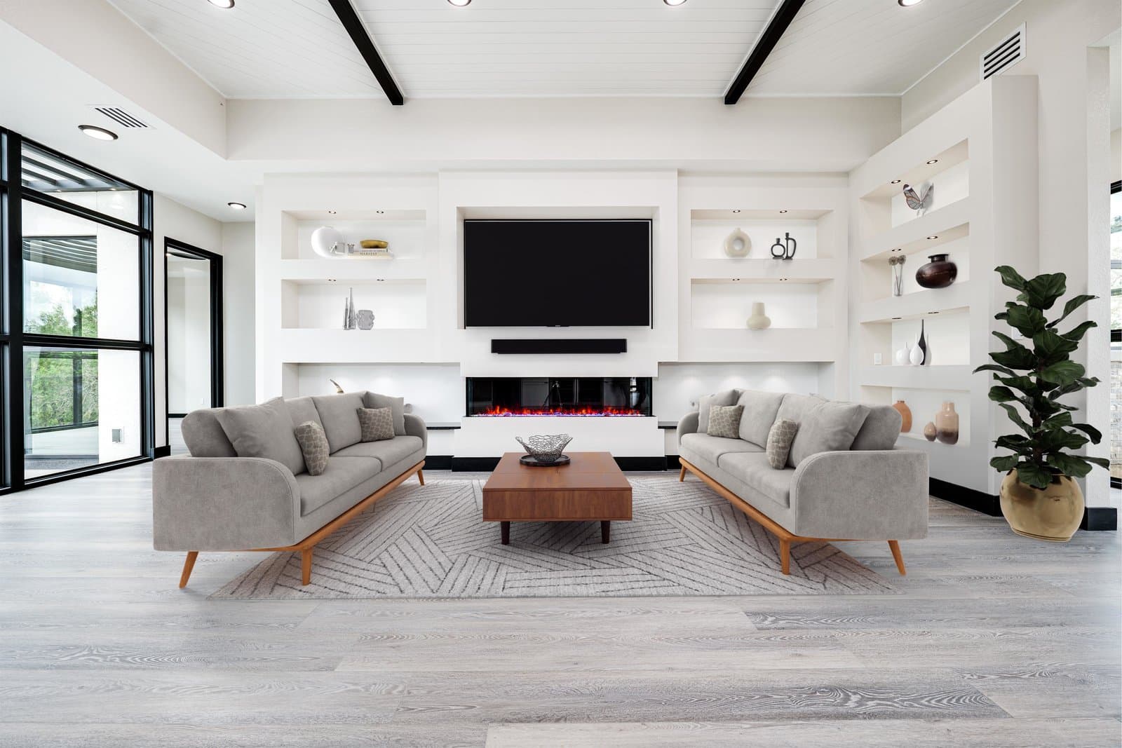 Oceanic Oak Longboards Vinyl Flooring (Angle-Angle) - Image 4