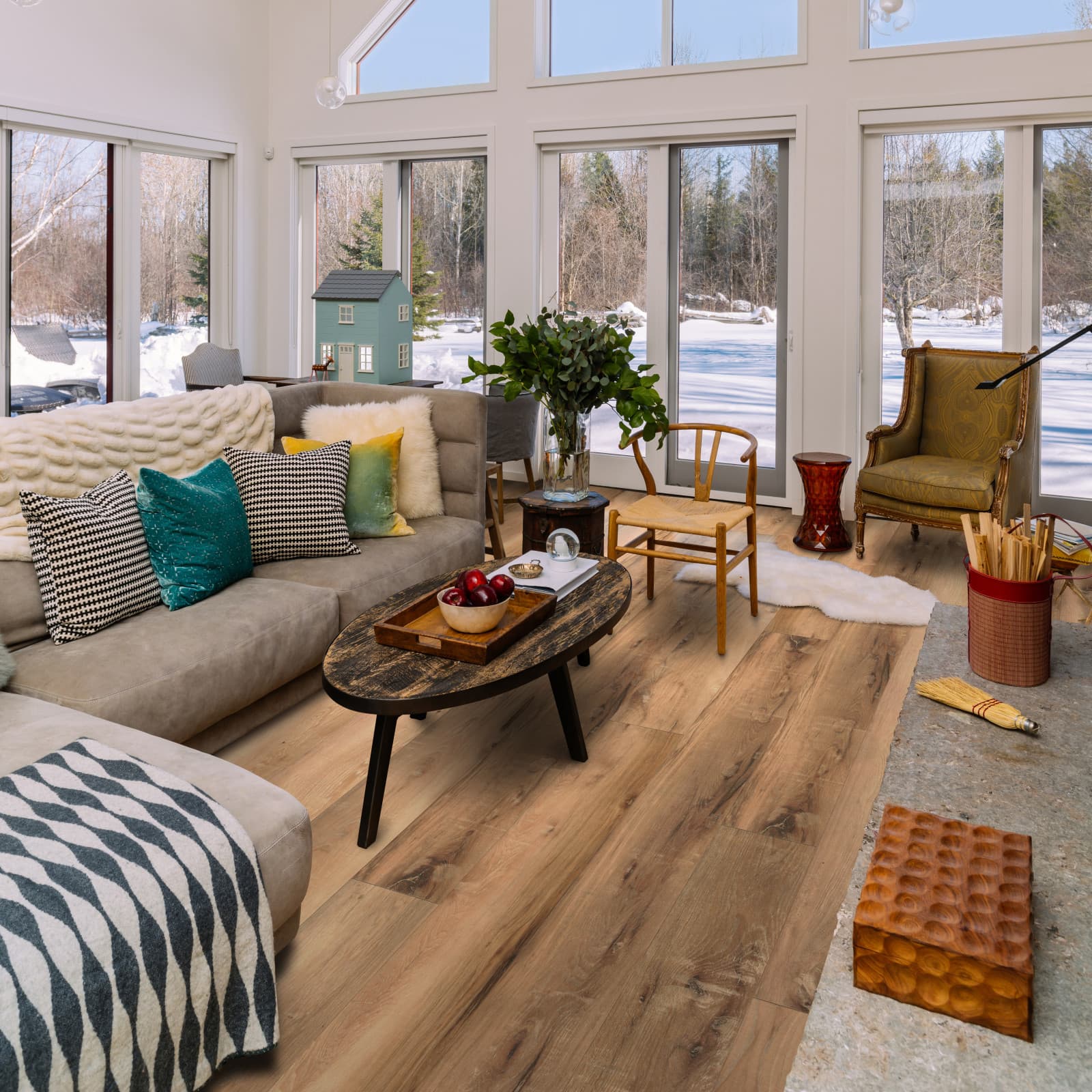 CALI North Shore Oak 100% Waterproof GeoCore (SPC) Flooring Longboards Collection - view 3