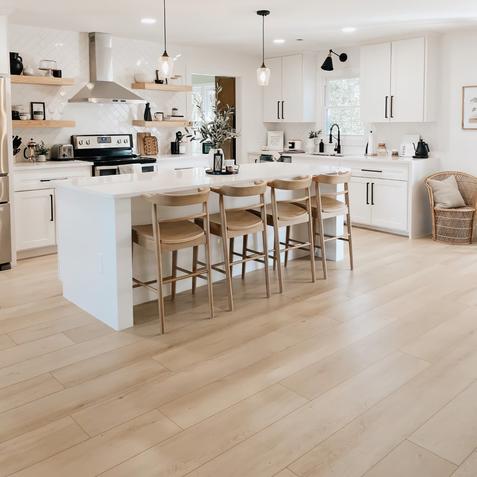 CALI Vinyl Sandbar Oak Longboards flooring