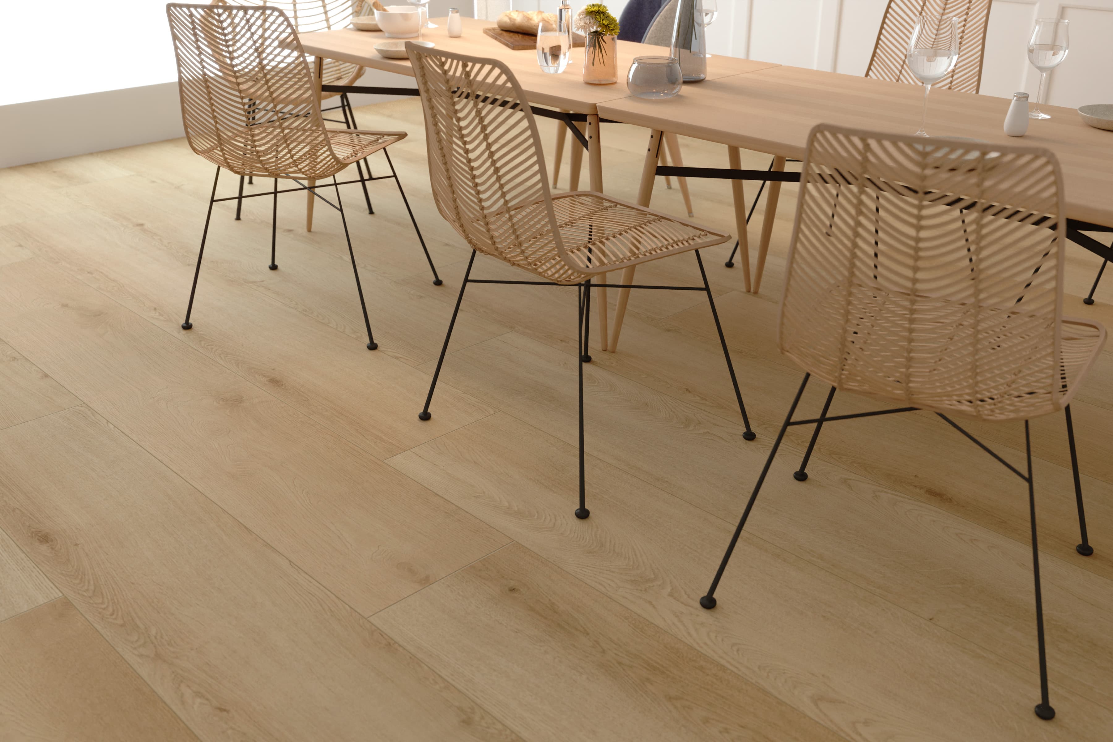 Sandbar Oak Longboards Vinyl Flooring (Angle-Angle) - Image 4