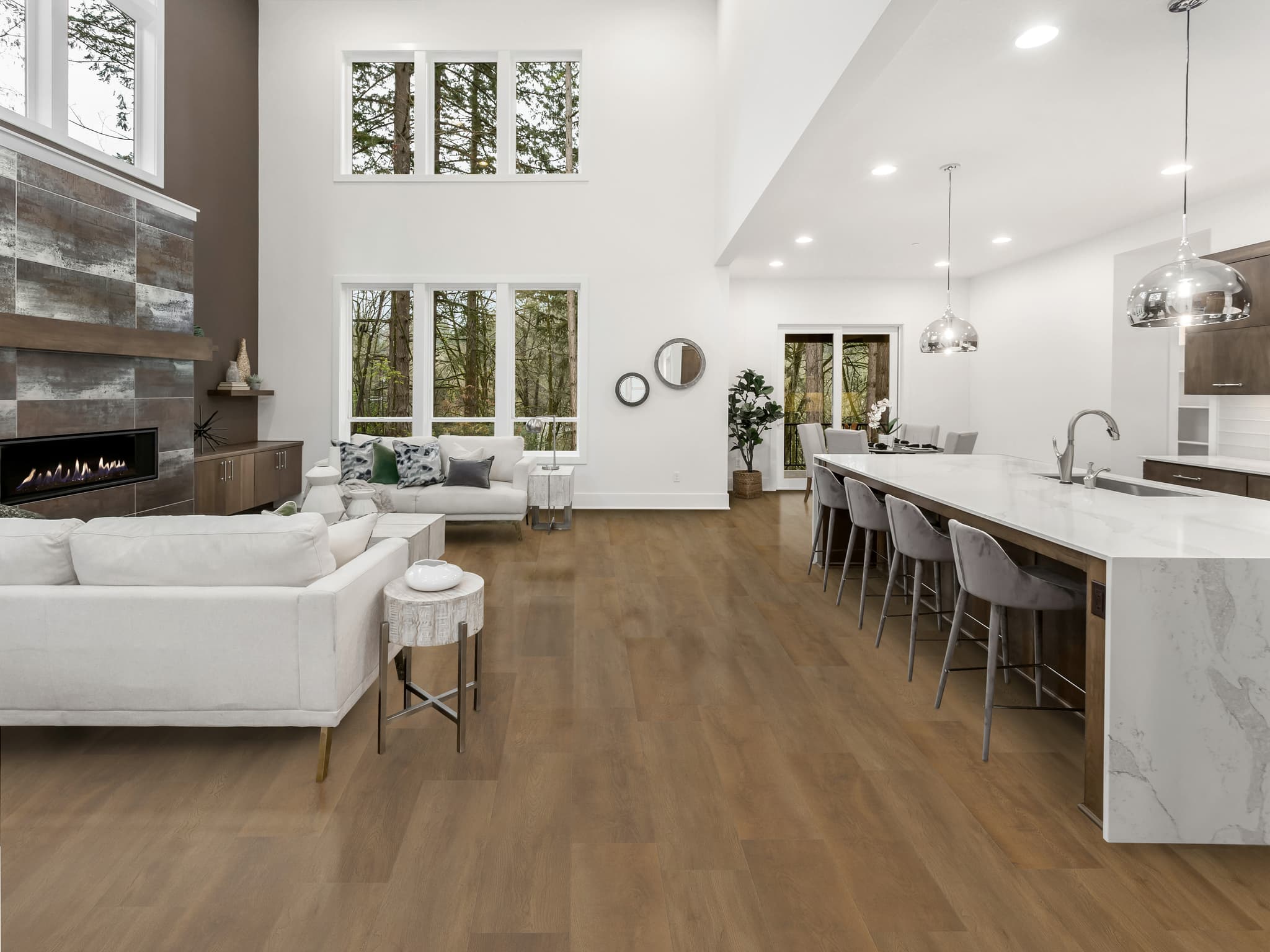 CALI Outrigger Oak 100% Waterproof (WPC) Flooring Legends Collection - view 4