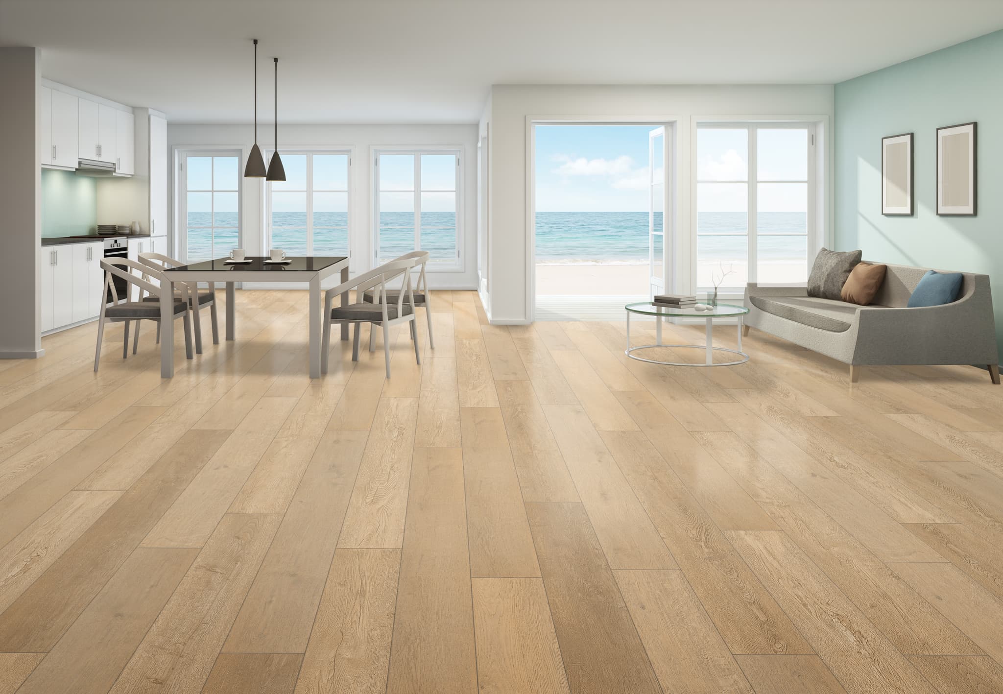 CALI Laguna Sand 100% Waterproof (WPC) Flooring Legends Collection - view 2