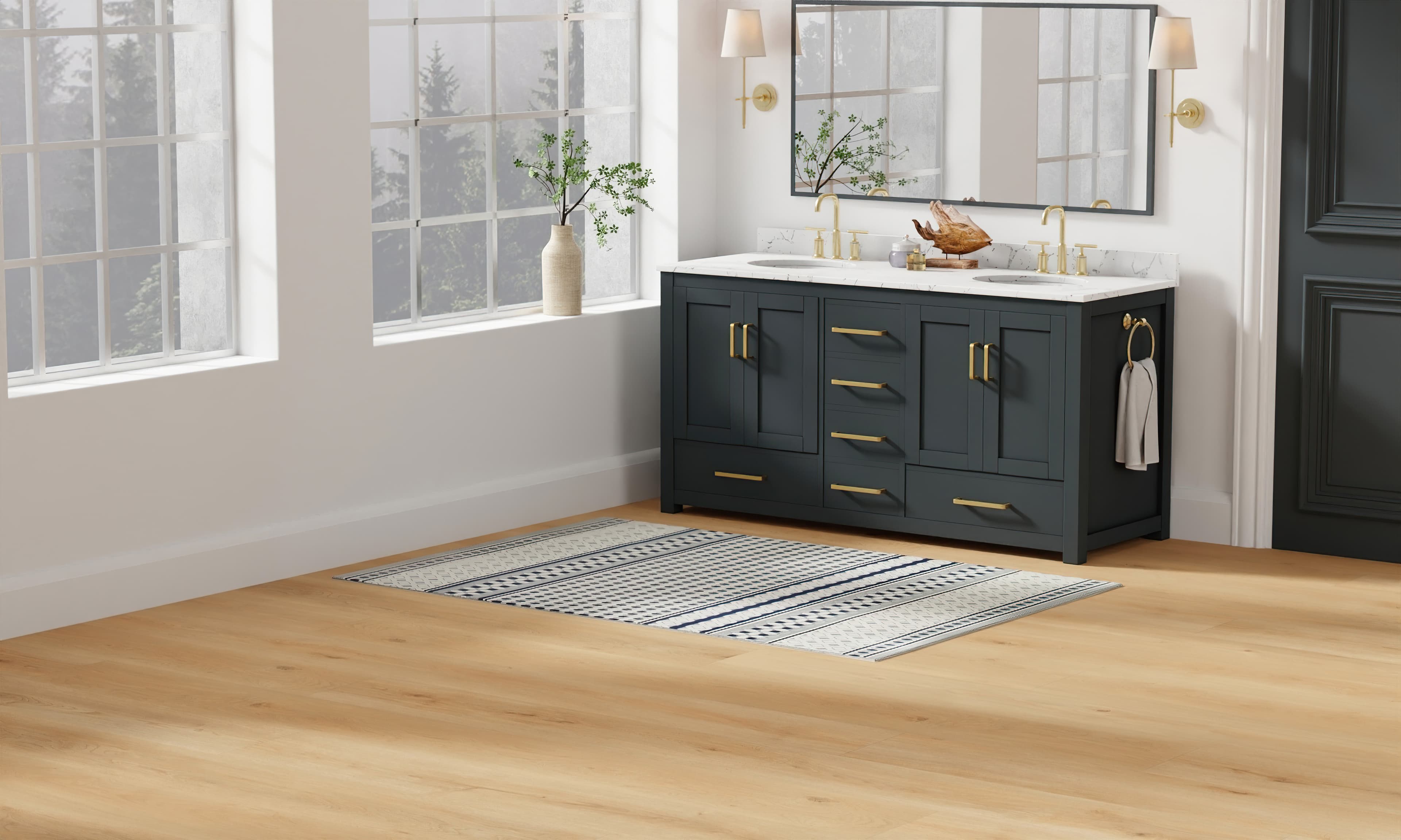 South Wind Oak Legends Vinyl Flooring (Angle-Angle) - Image 3